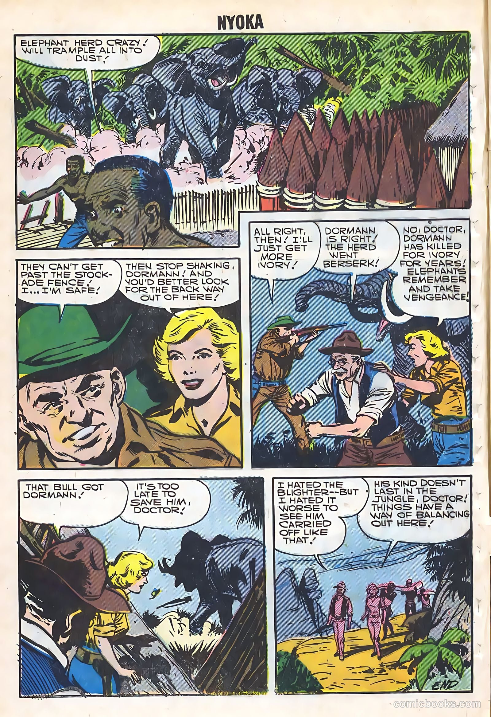 Nyoka the Jungle Girl #19 — page 8 of 36