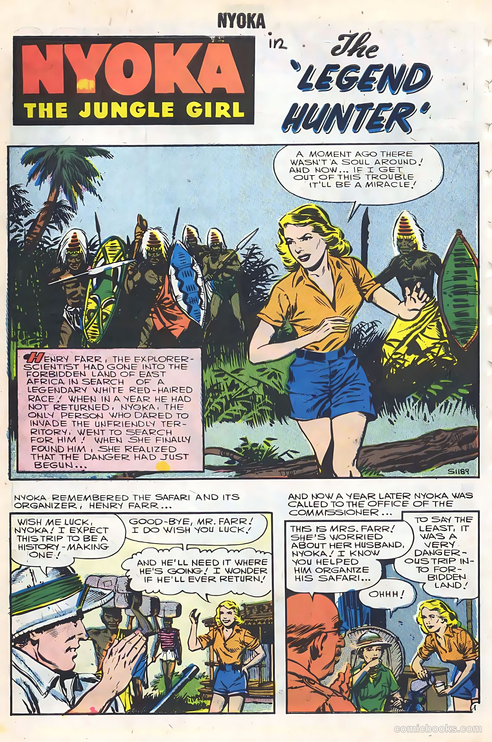 Nyoka the Jungle Girl #19 — page 10 of 36