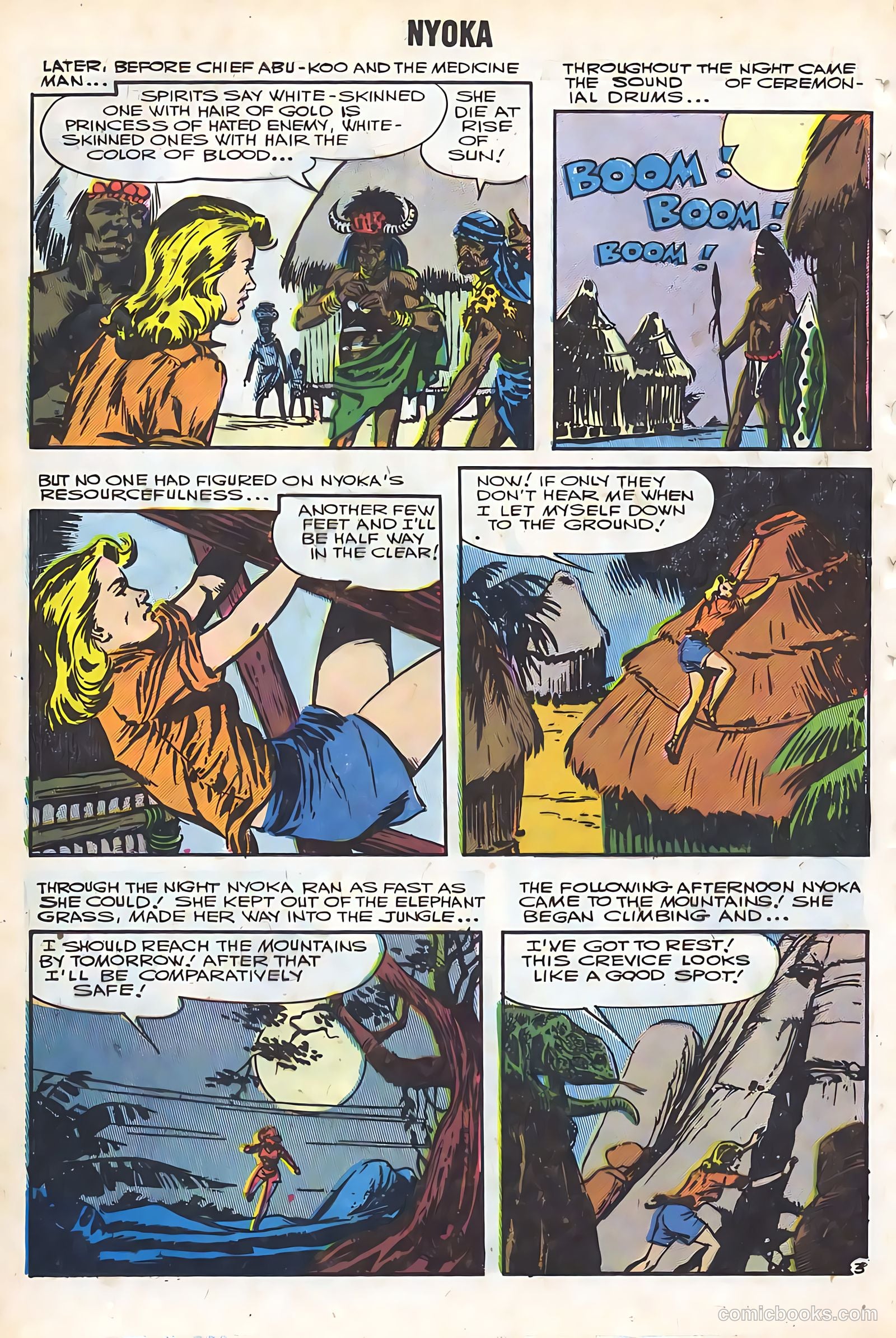 Nyoka the Jungle Girl #19 — page 12 of 36