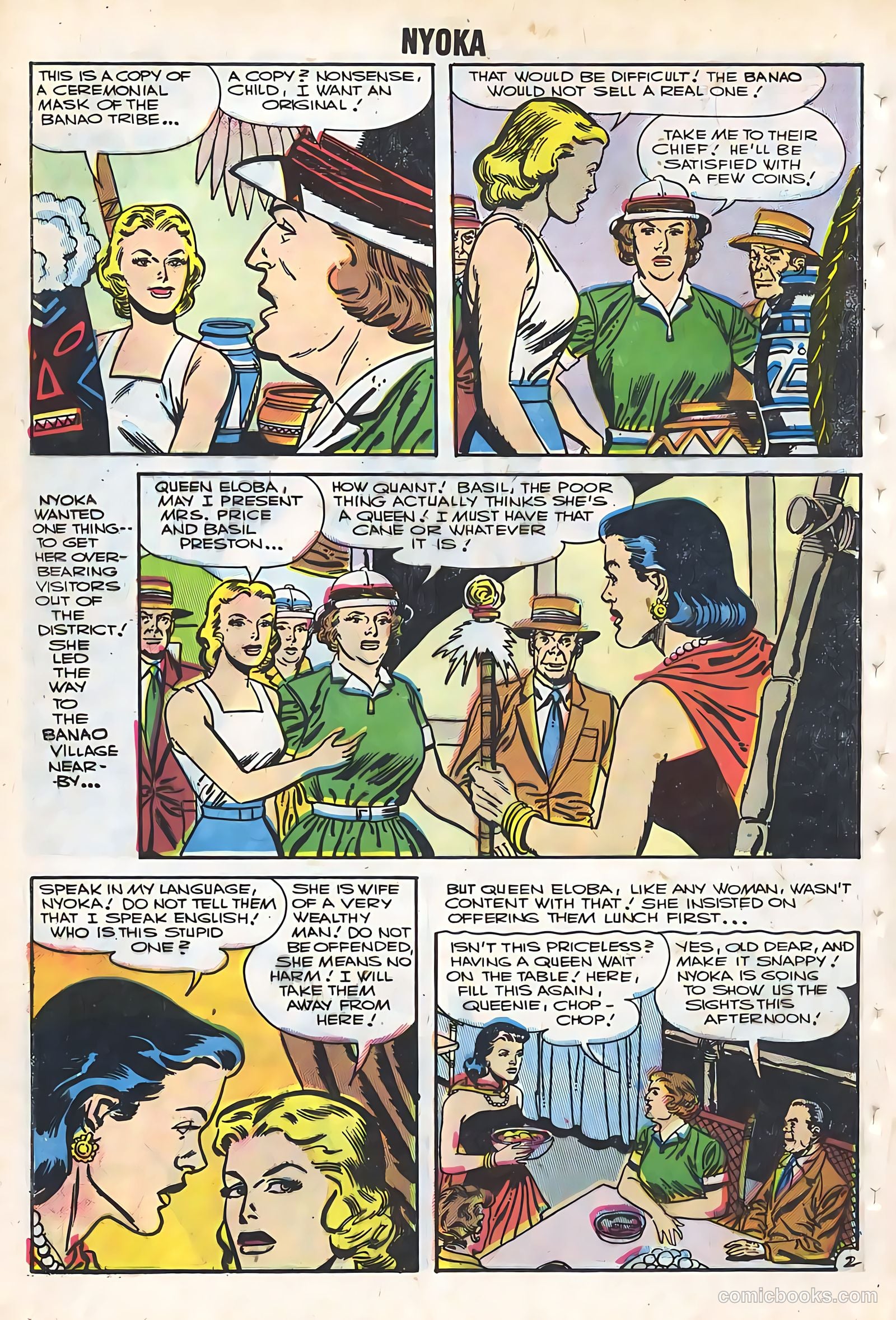 Nyoka the Jungle Girl #19 — page 20 of 36