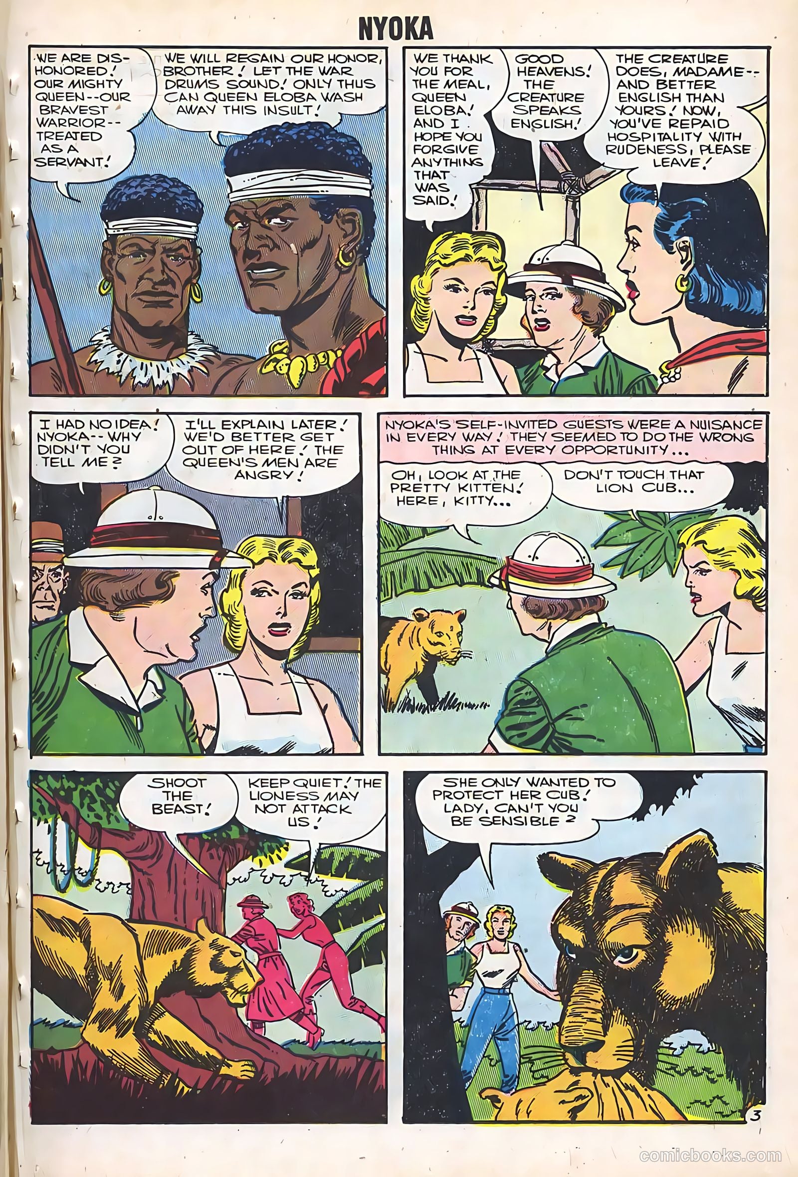 Nyoka the Jungle Girl #19 — page 21 of 36