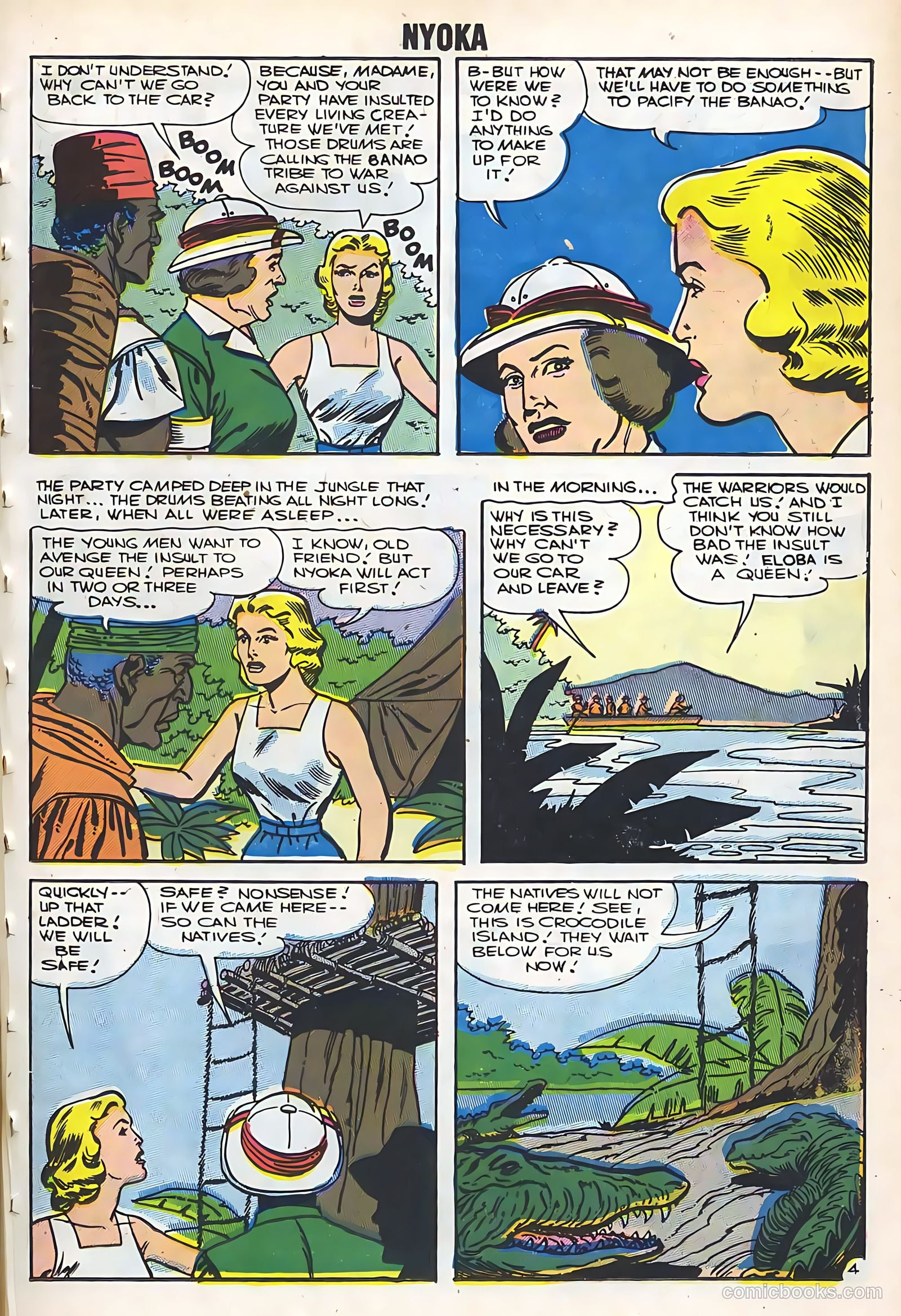 Nyoka the Jungle Girl #19 — page 23 of 36