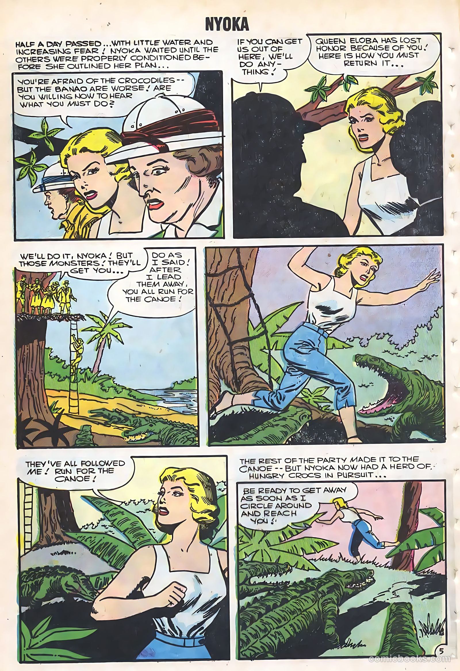 Nyoka the Jungle Girl #19 — page 24 of 36