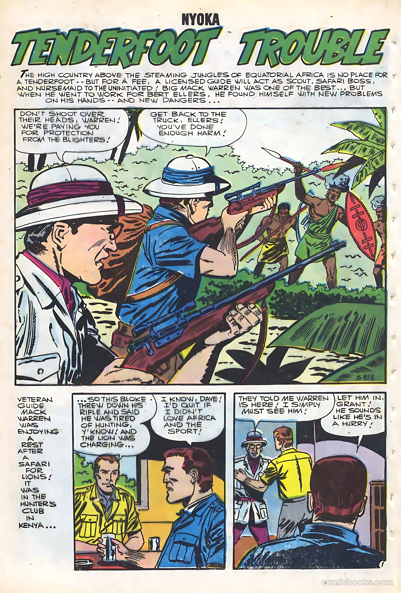 Nyoka the Jungle Girl #19 — page 28 of 36