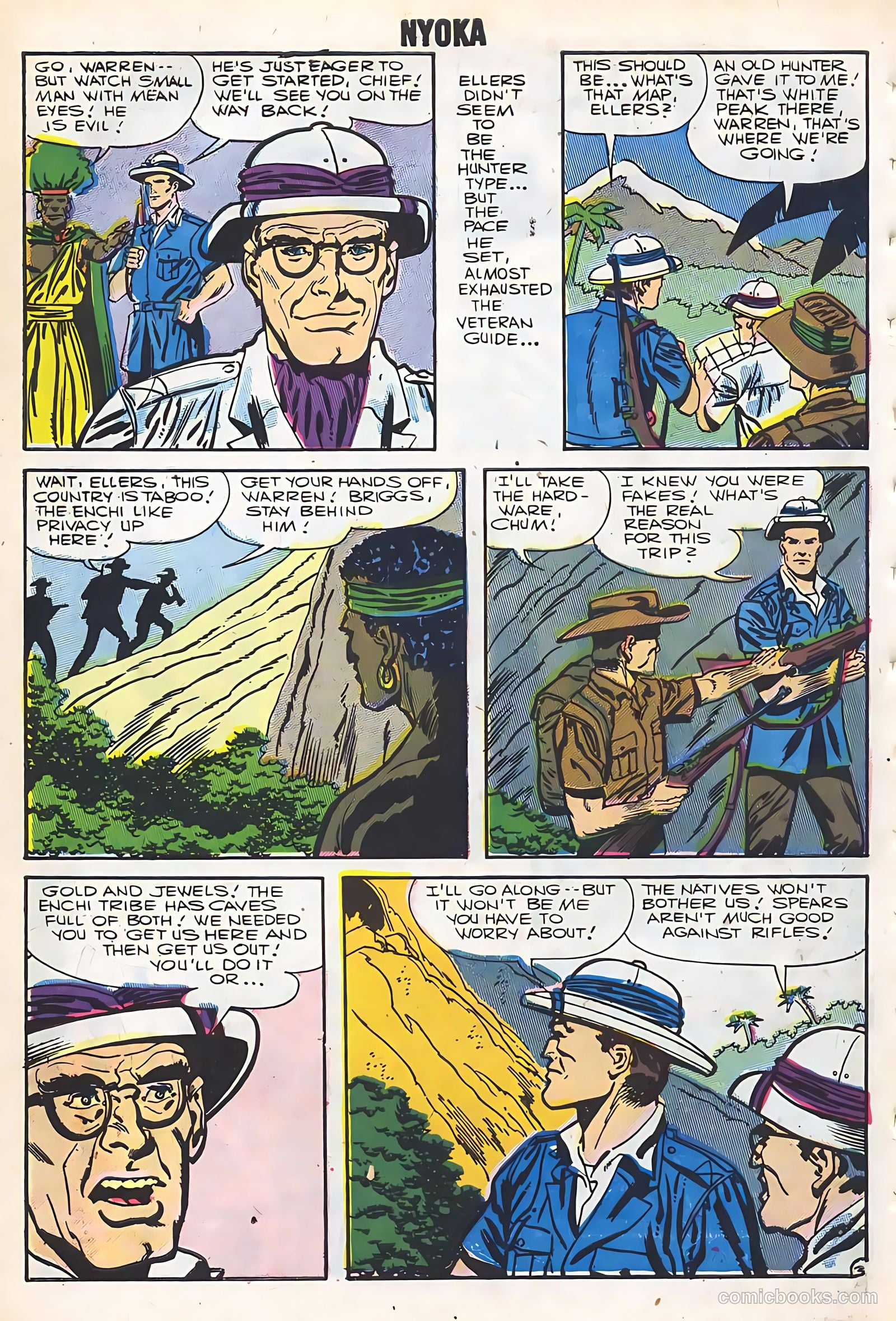 Nyoka the Jungle Girl #19 — page 30 of 36