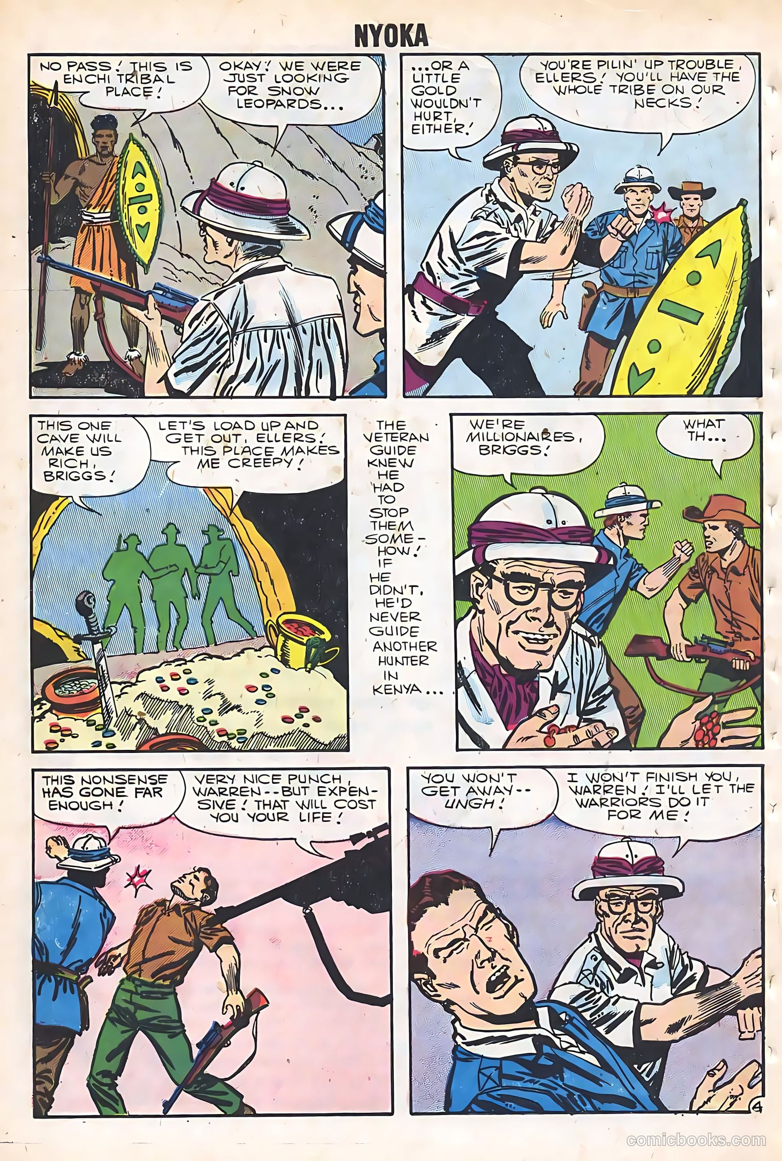Nyoka the Jungle Girl #19 — page 32 of 36