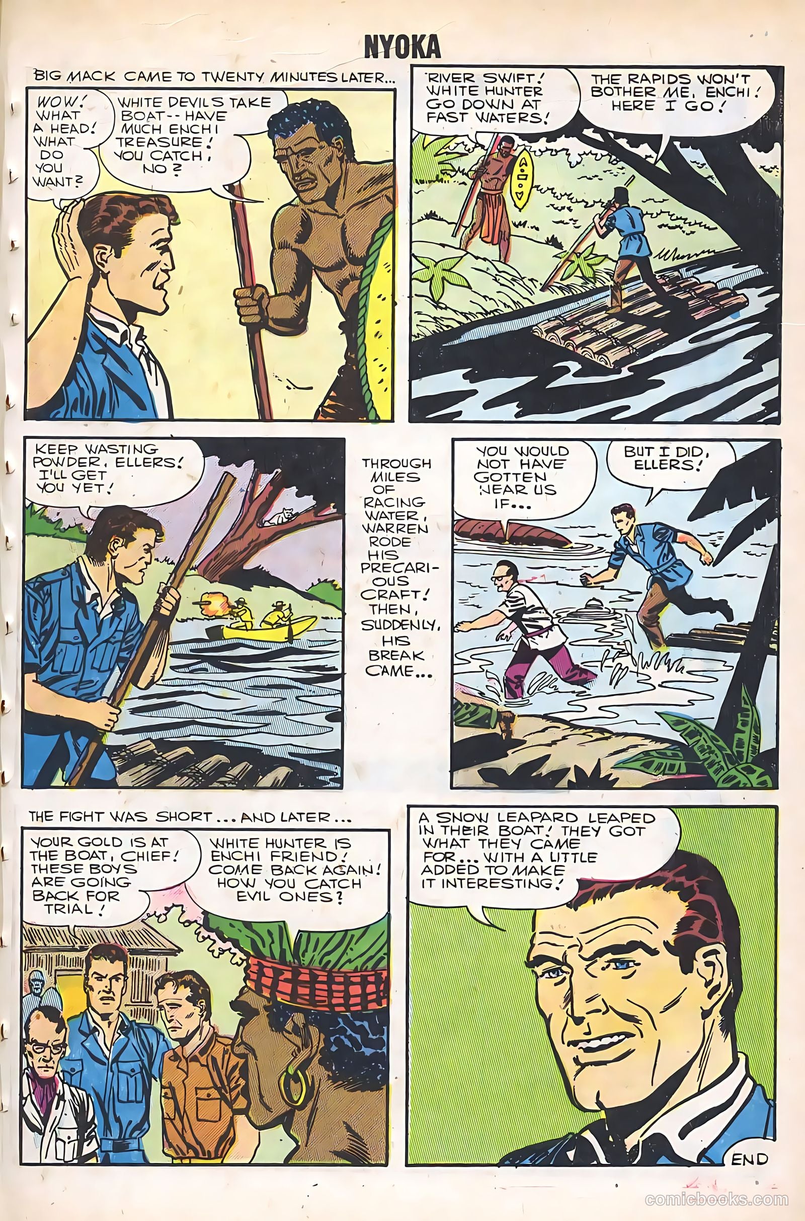 Nyoka the Jungle Girl #19 — page 33 of 36