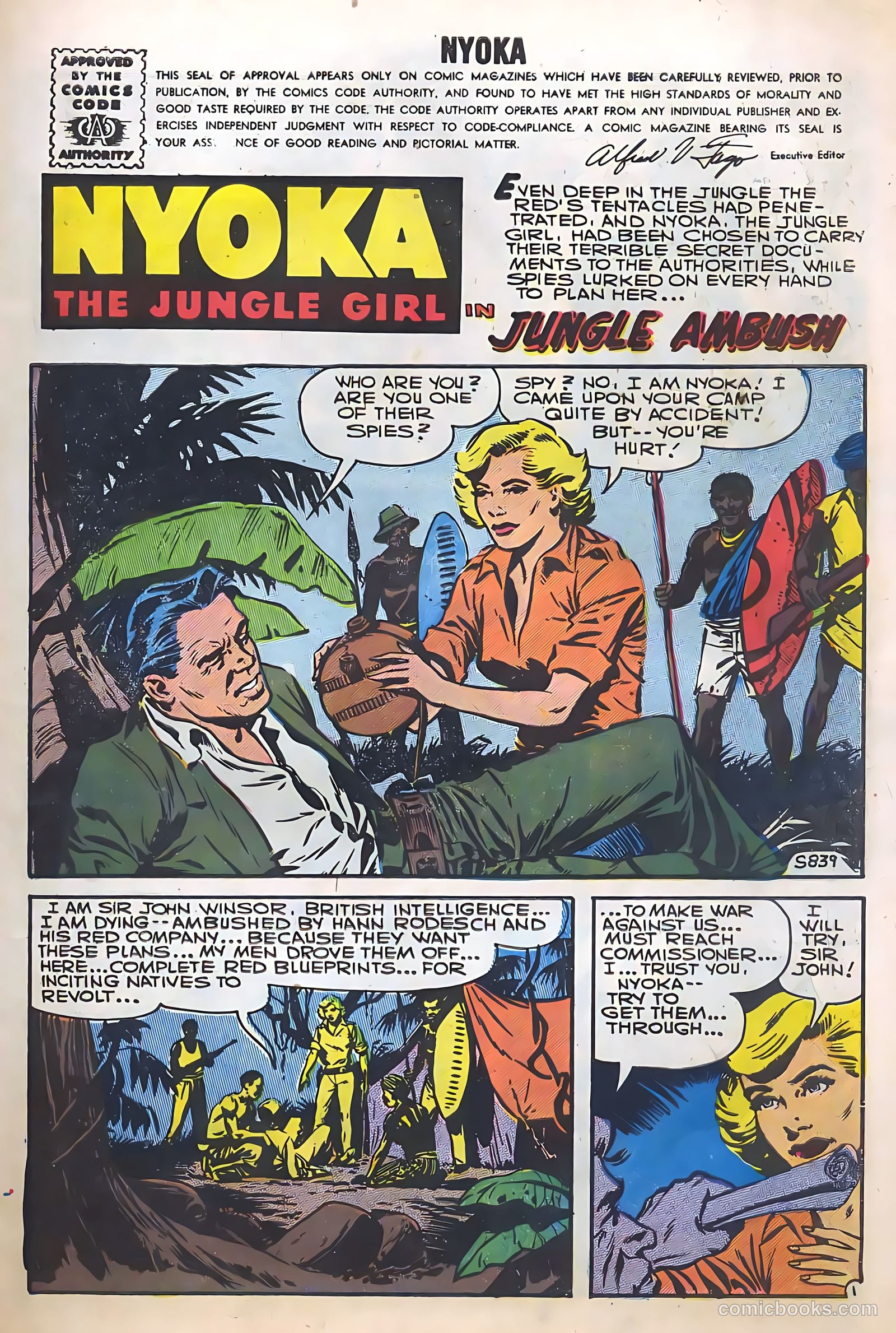 Nyoka the Jungle Girl #20 — page 3 of 36