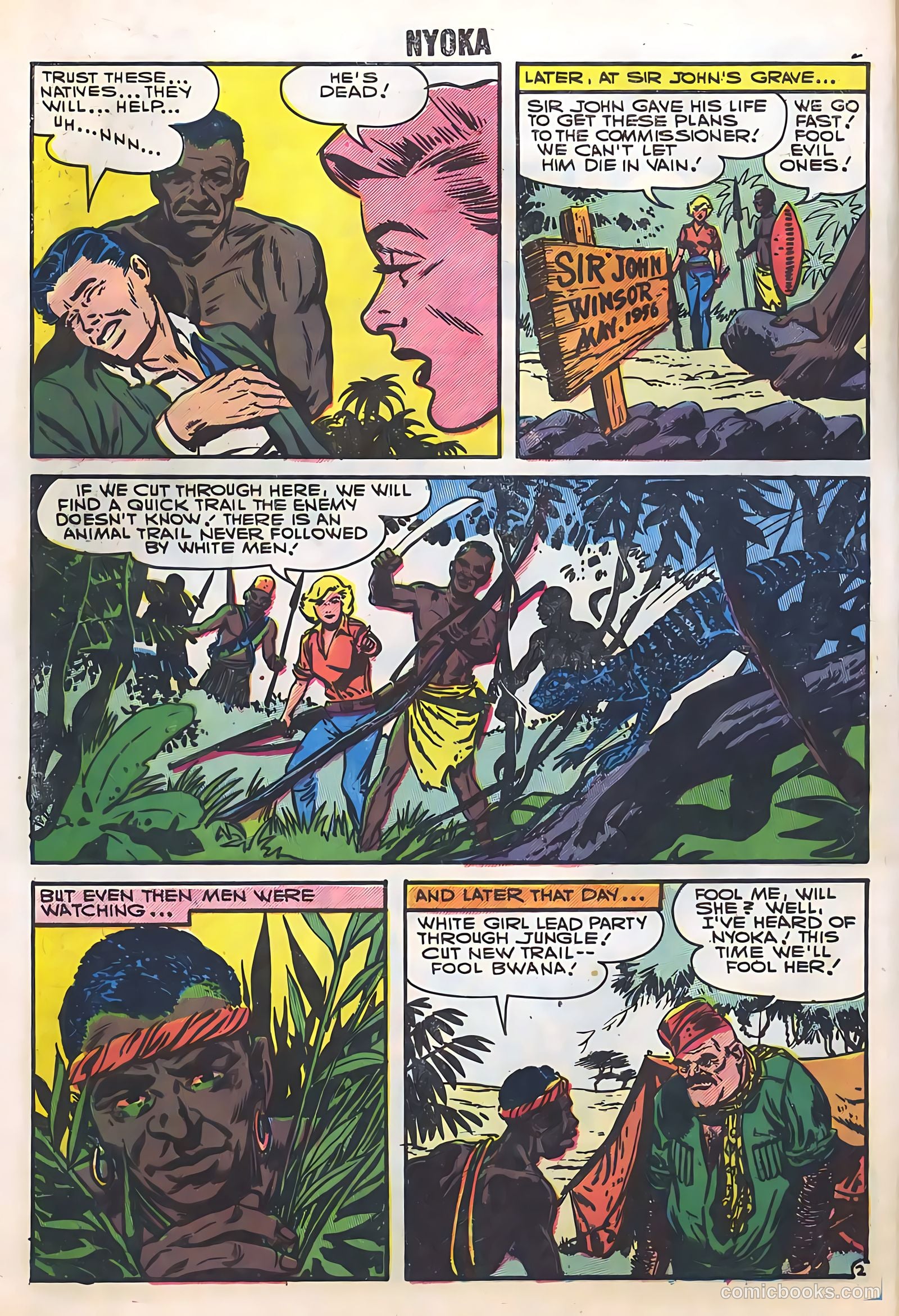 Nyoka the Jungle Girl #20 — page 4 of 36