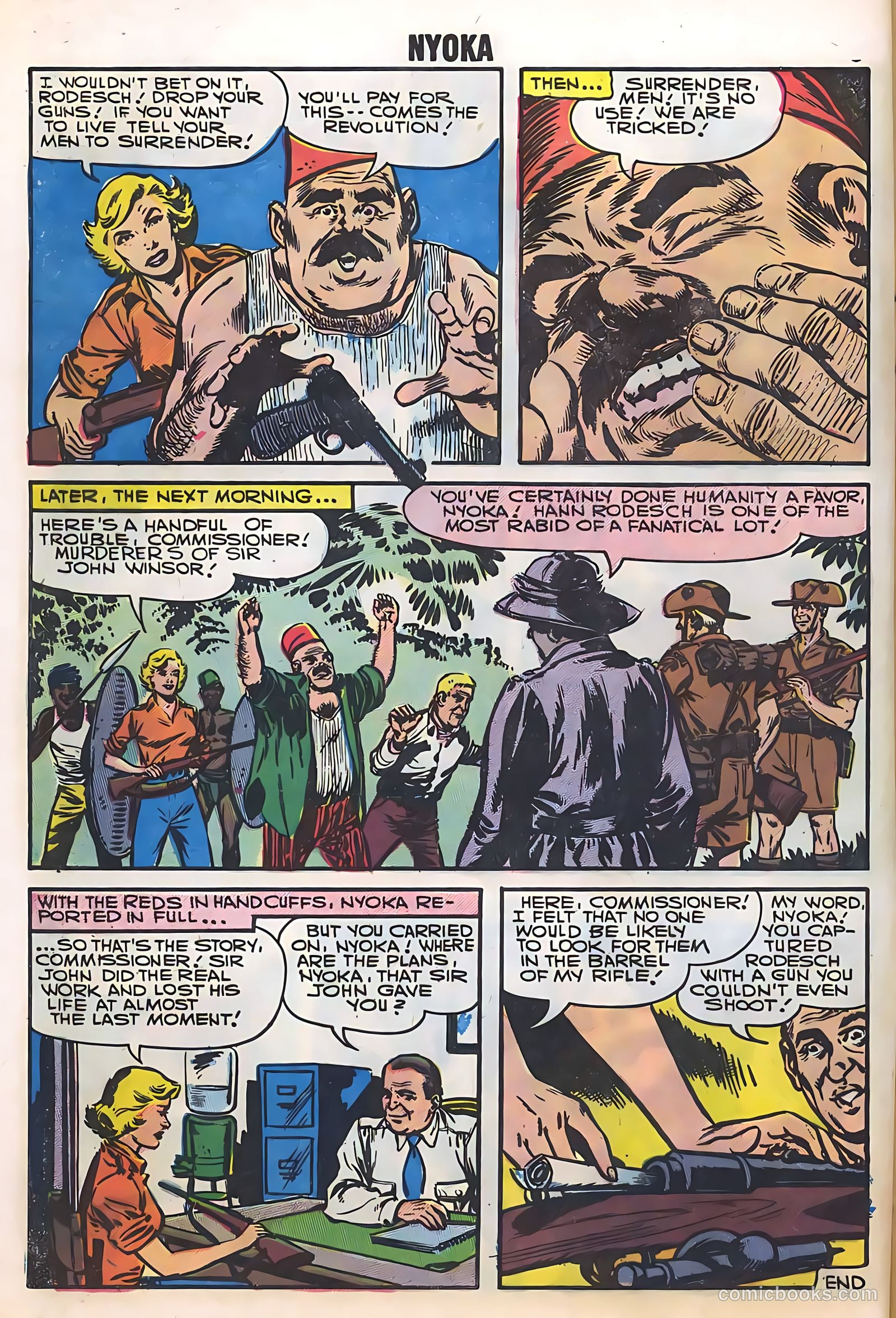 Nyoka the Jungle Girl #20 — page 8 of 36