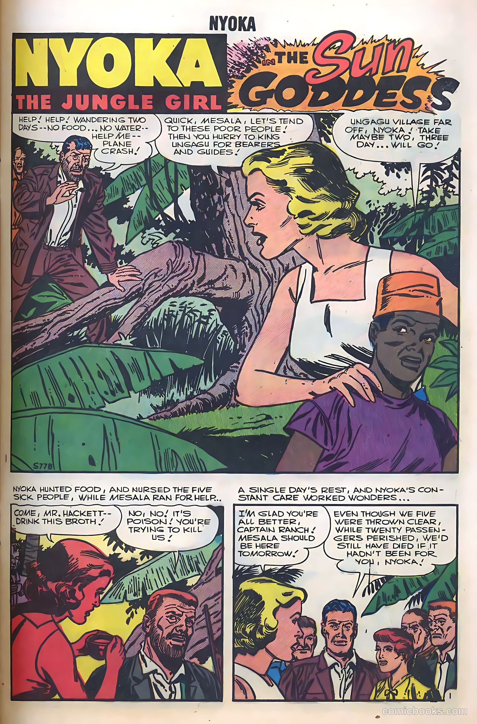 Nyoka the Jungle Girl #20 — page 9 of 36
