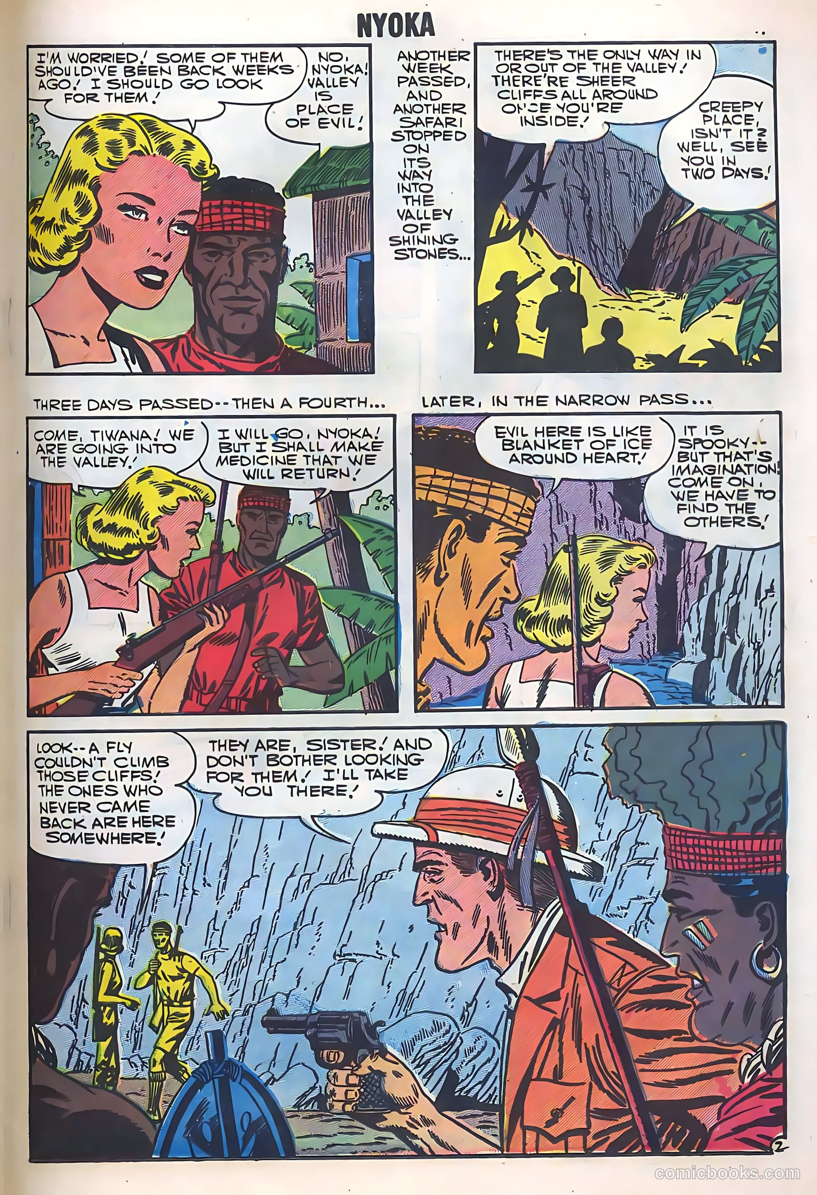 Nyoka the Jungle Girl #20 — page 19 of 36
