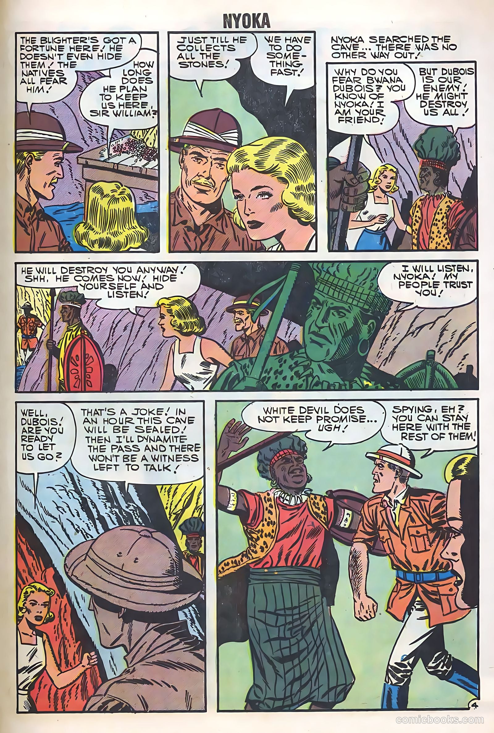 Nyoka the Jungle Girl #20 — page 21 of 36
