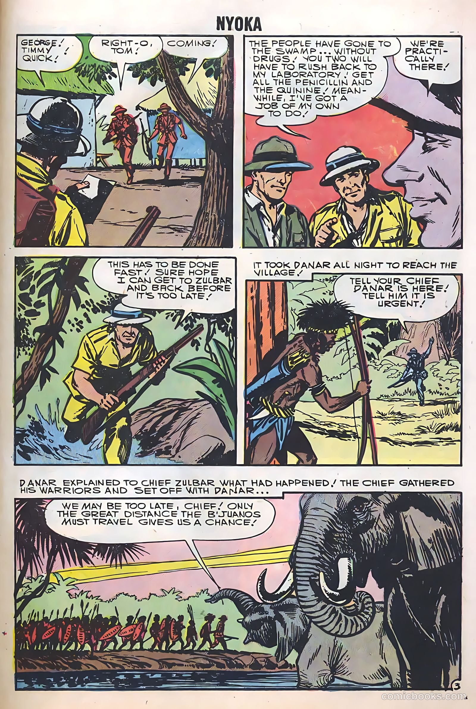 Nyoka the Jungle Girl #20 — page 27 of 36