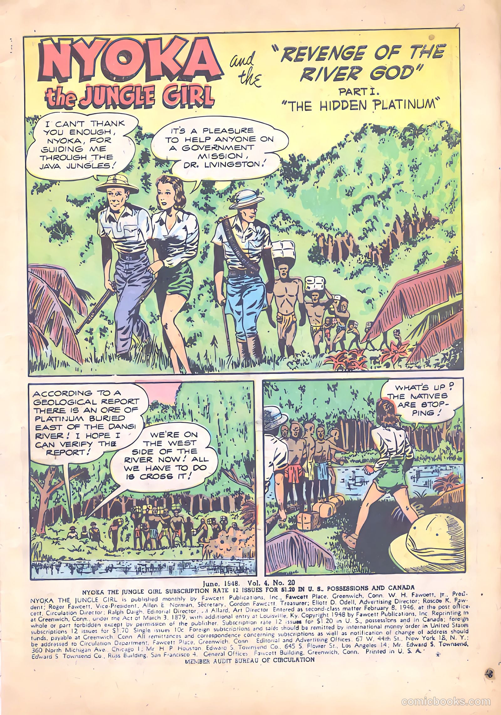 Nyoka the Jungle Girl #20 — page 3 of 36