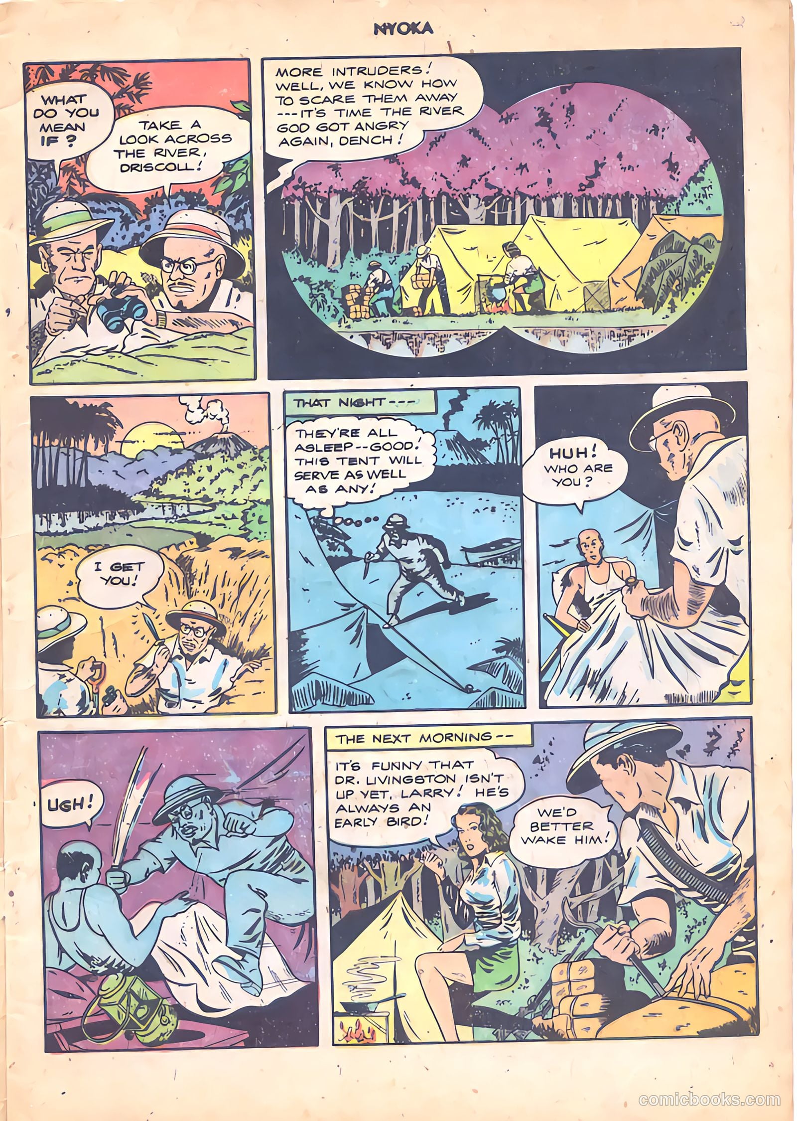 Nyoka the Jungle Girl #20 — page 5 of 36