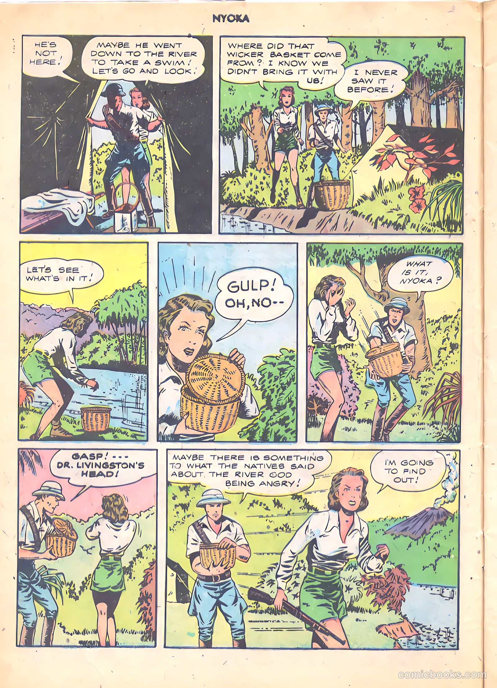 Nyoka the Jungle Girl #20 — page 6 of 36