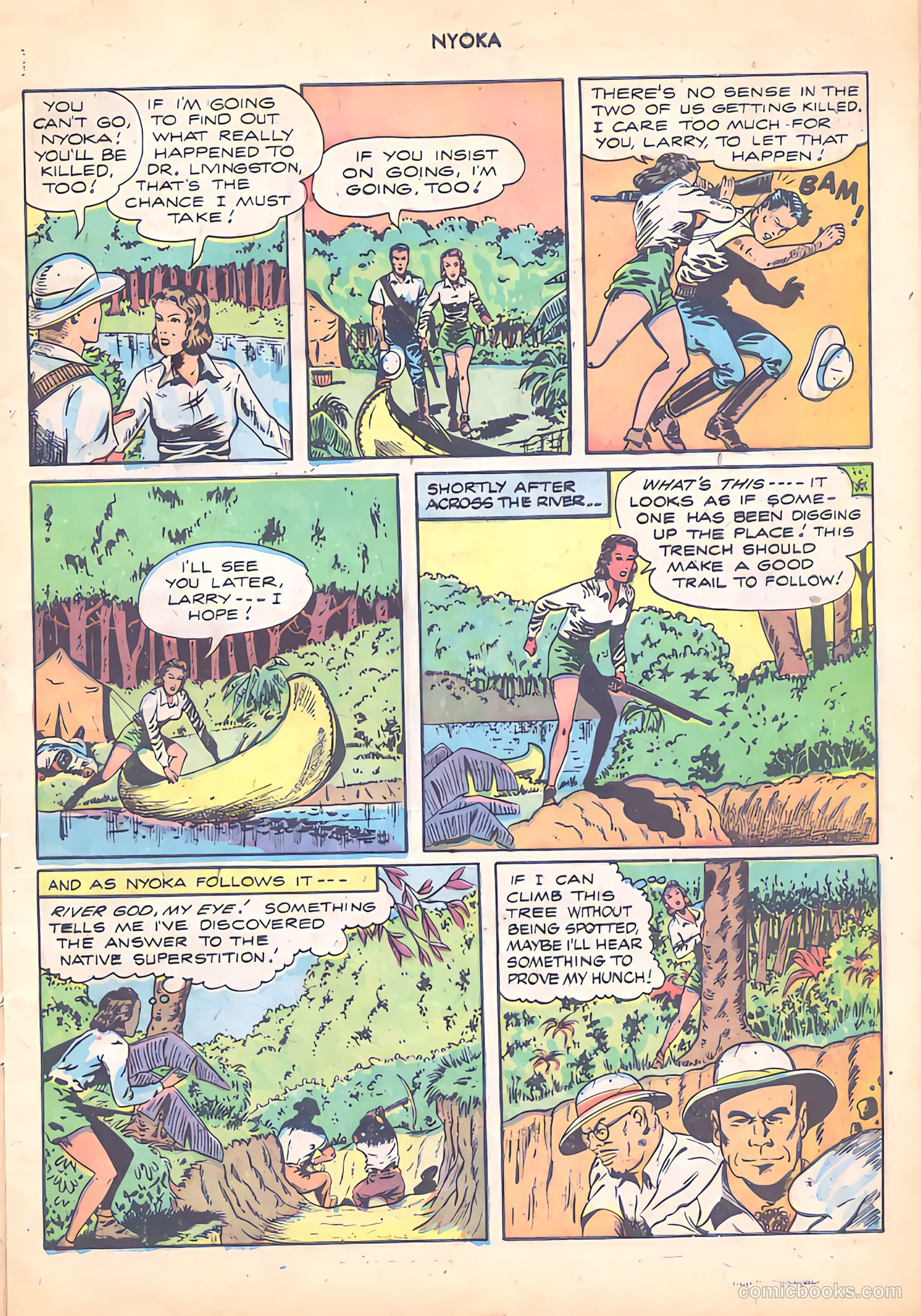 Nyoka the Jungle Girl #20 — page 7 of 36