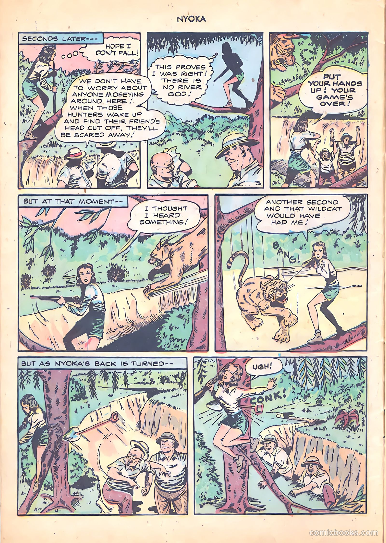 Nyoka the Jungle Girl #20 — page 8 of 36