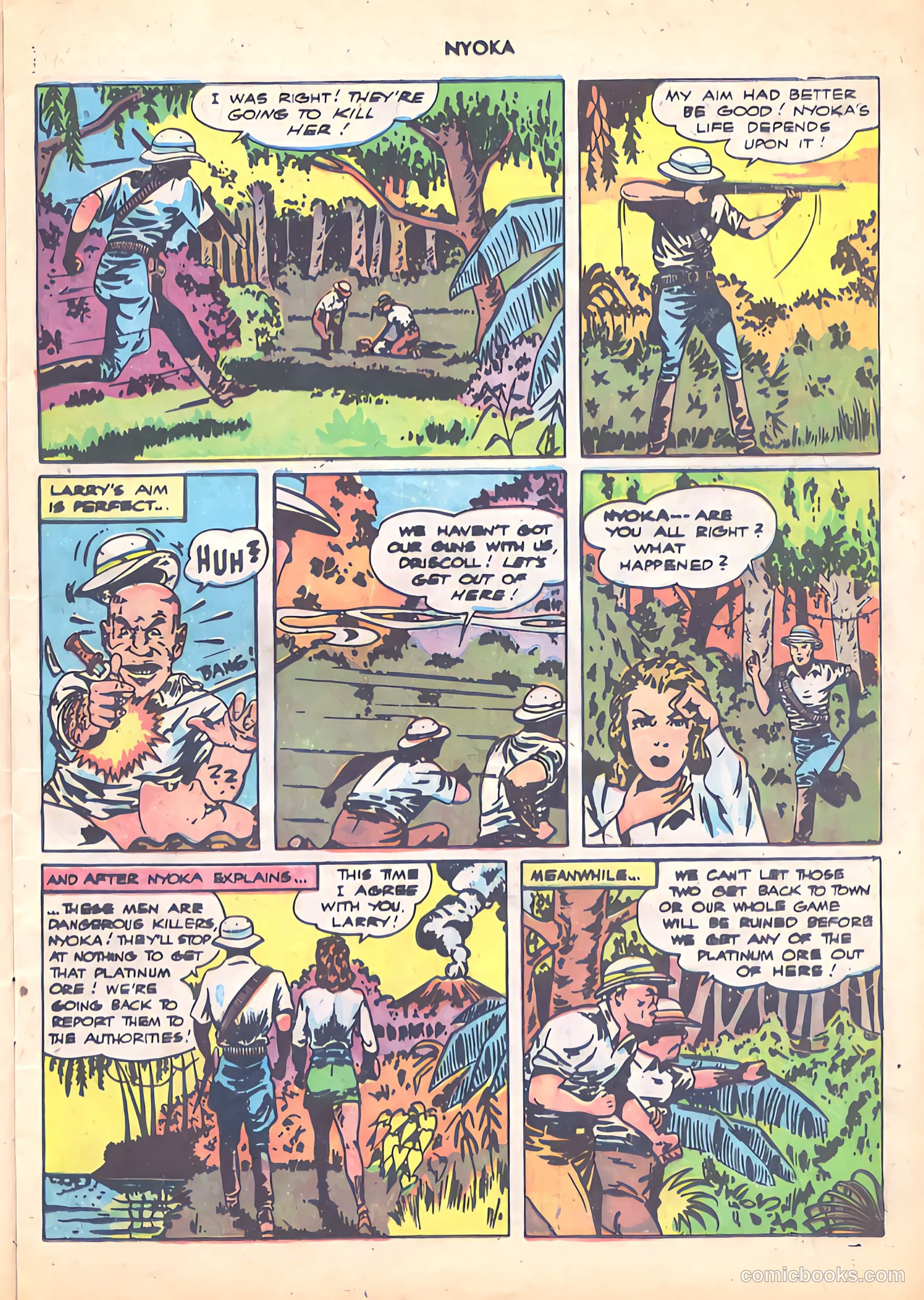 Nyoka the Jungle Girl #20 — page 15 of 36
