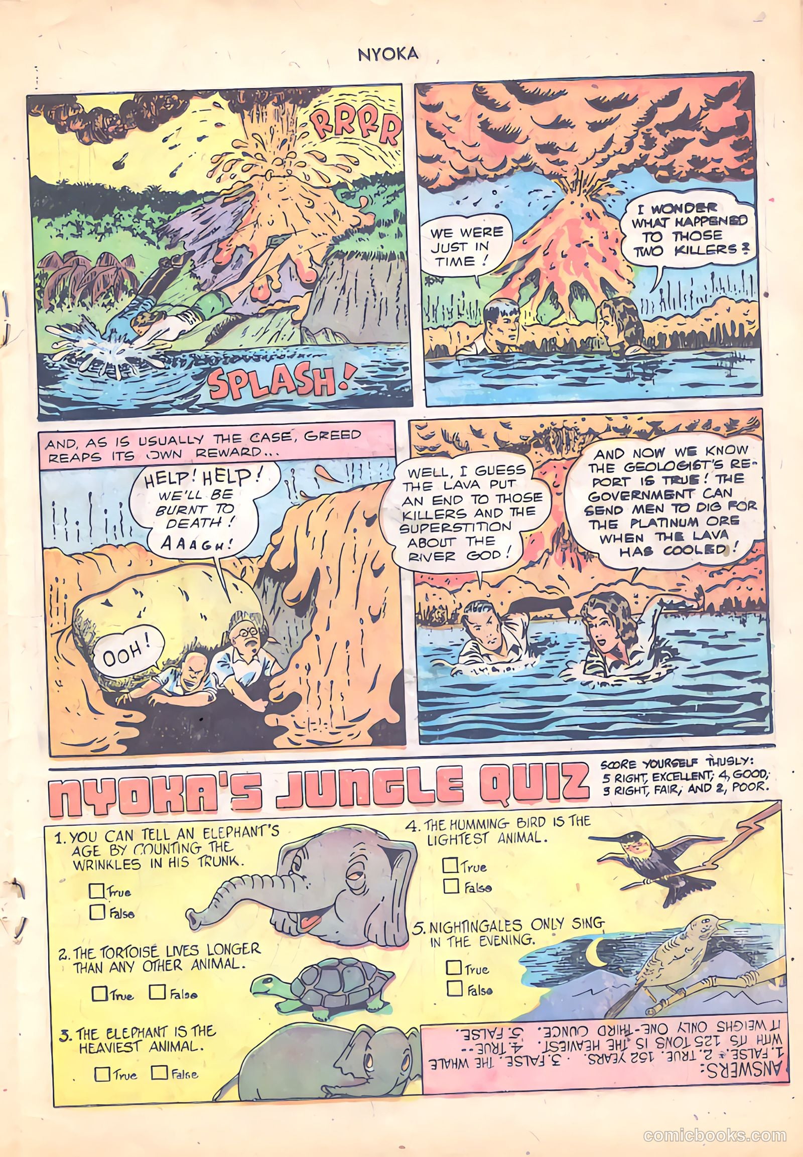 Nyoka the Jungle Girl #20 — page 19 of 36