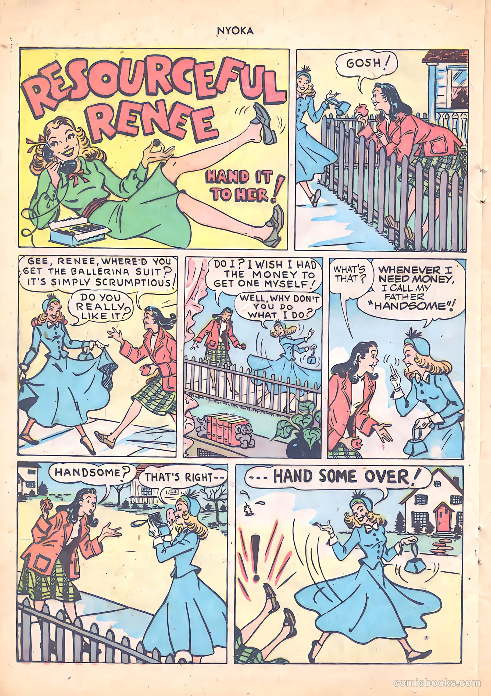 Nyoka the Jungle Girl #20 — page 20 of 36
