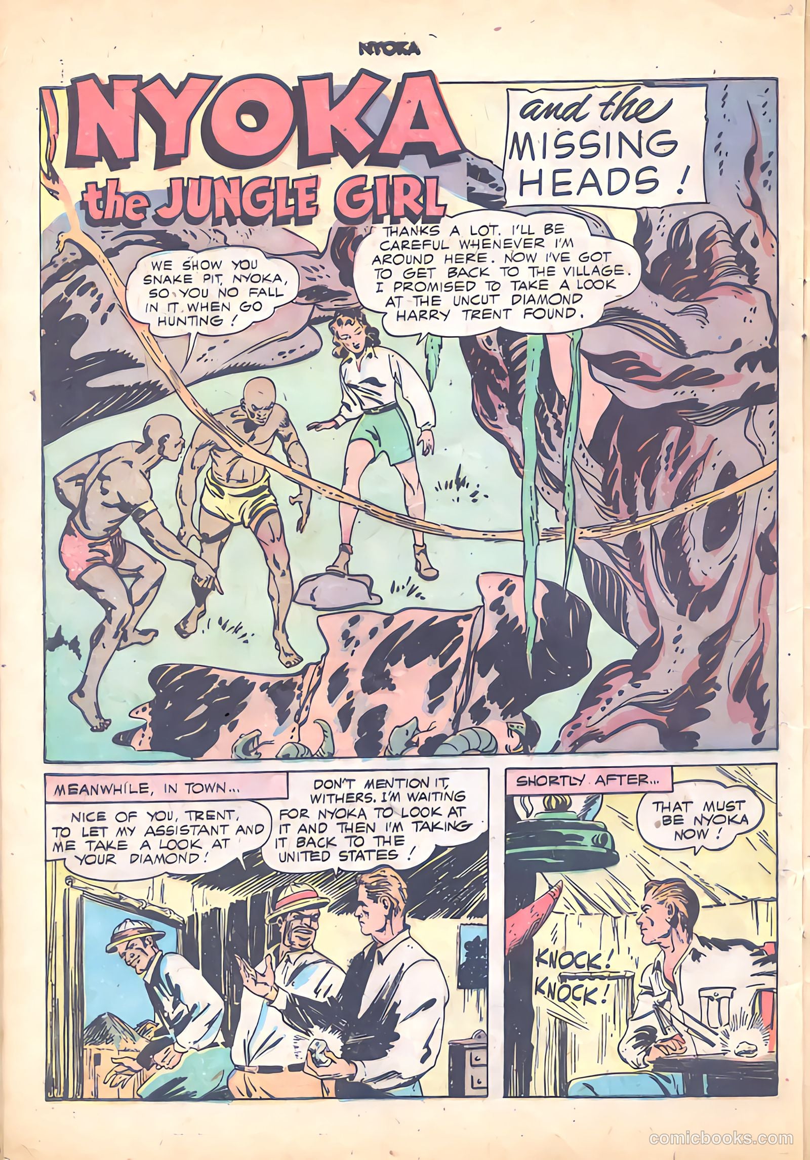 Nyoka the Jungle Girl #20 — page 28 of 36
