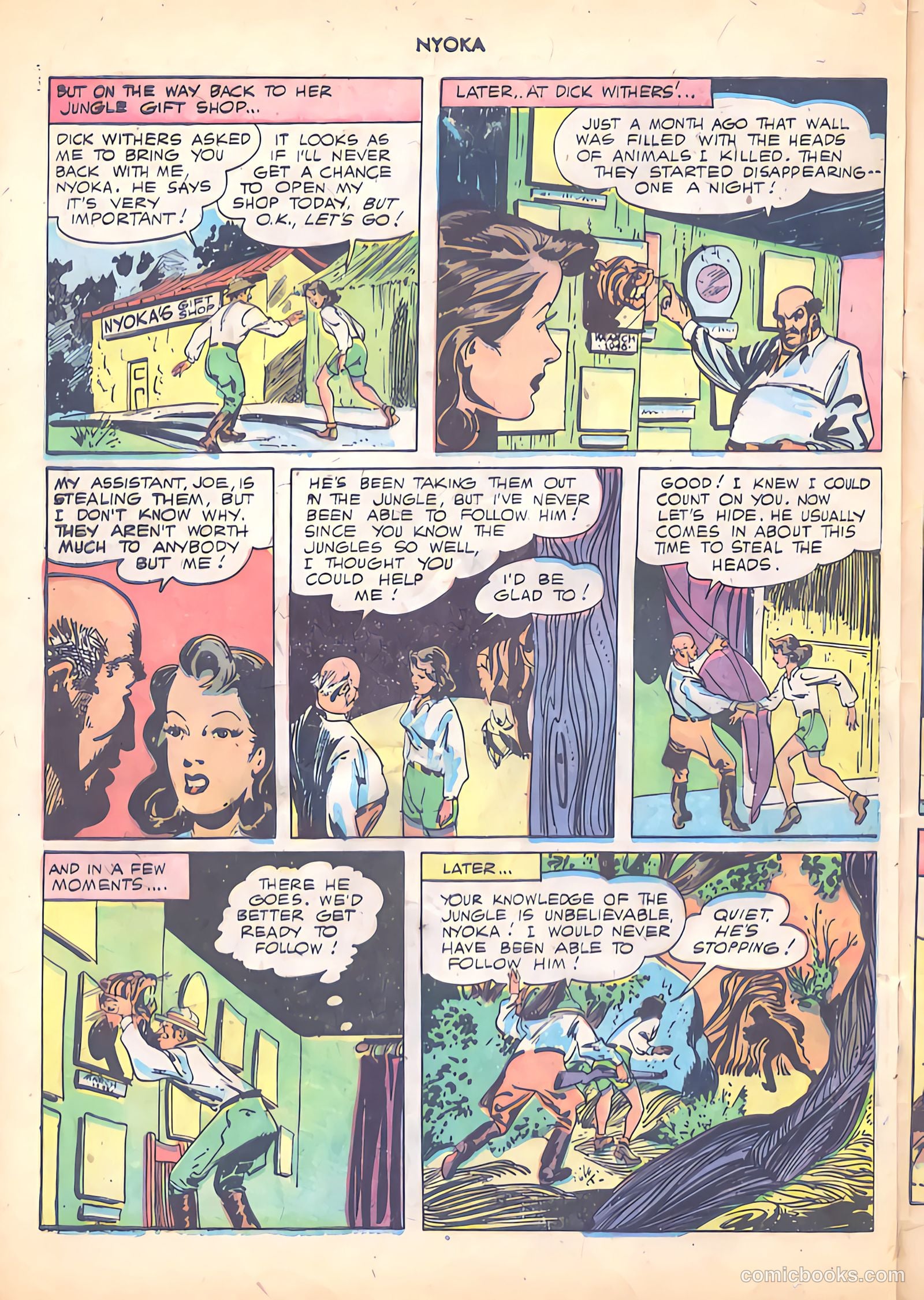 Nyoka the Jungle Girl #20 — page 30 of 36