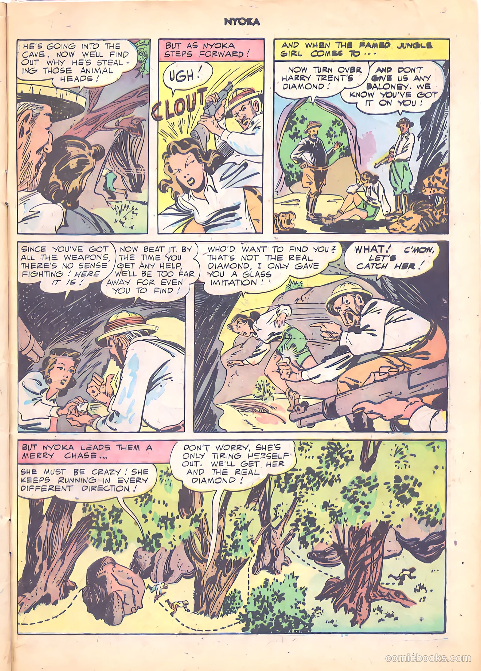 Nyoka the Jungle Girl #20 — page 31 of 36