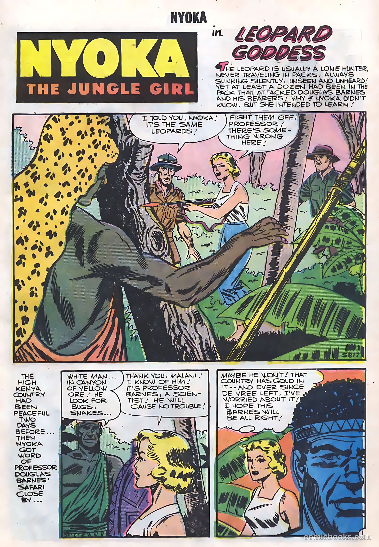 Nyoka the Jungle Girl #21 — page 13 of 36