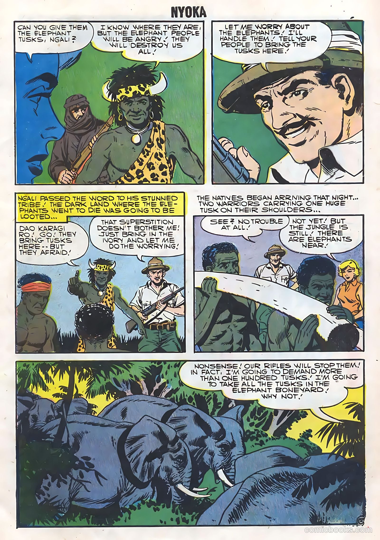 Nyoka the Jungle Girl #21 — page 5 of 36