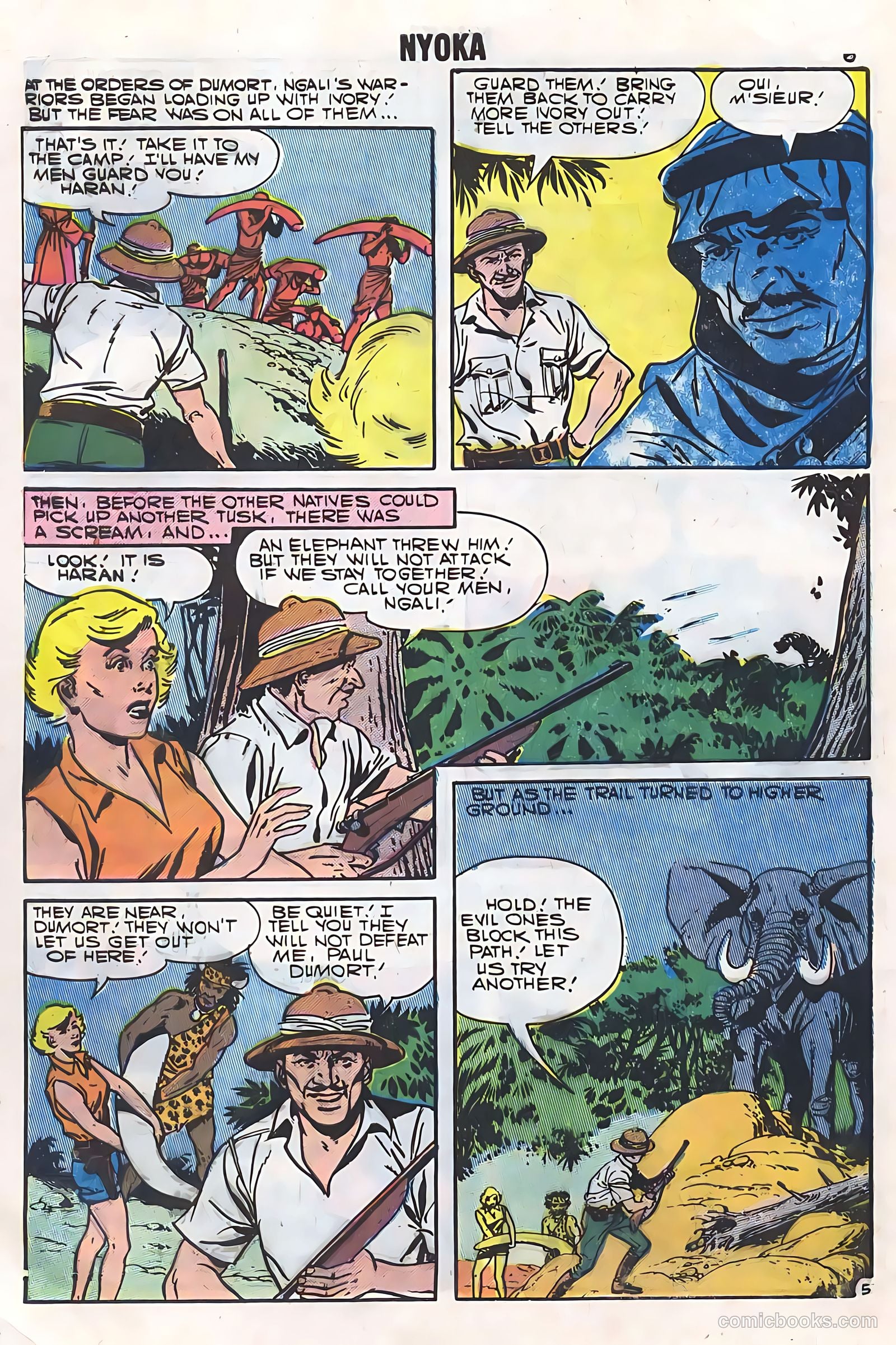 Nyoka the Jungle Girl #21 — page 8 of 36