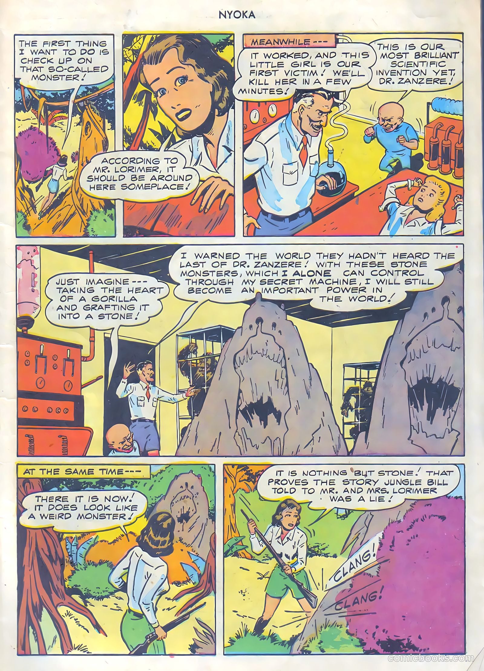 Nyoka the Jungle Girl #22 — page 8 of 37