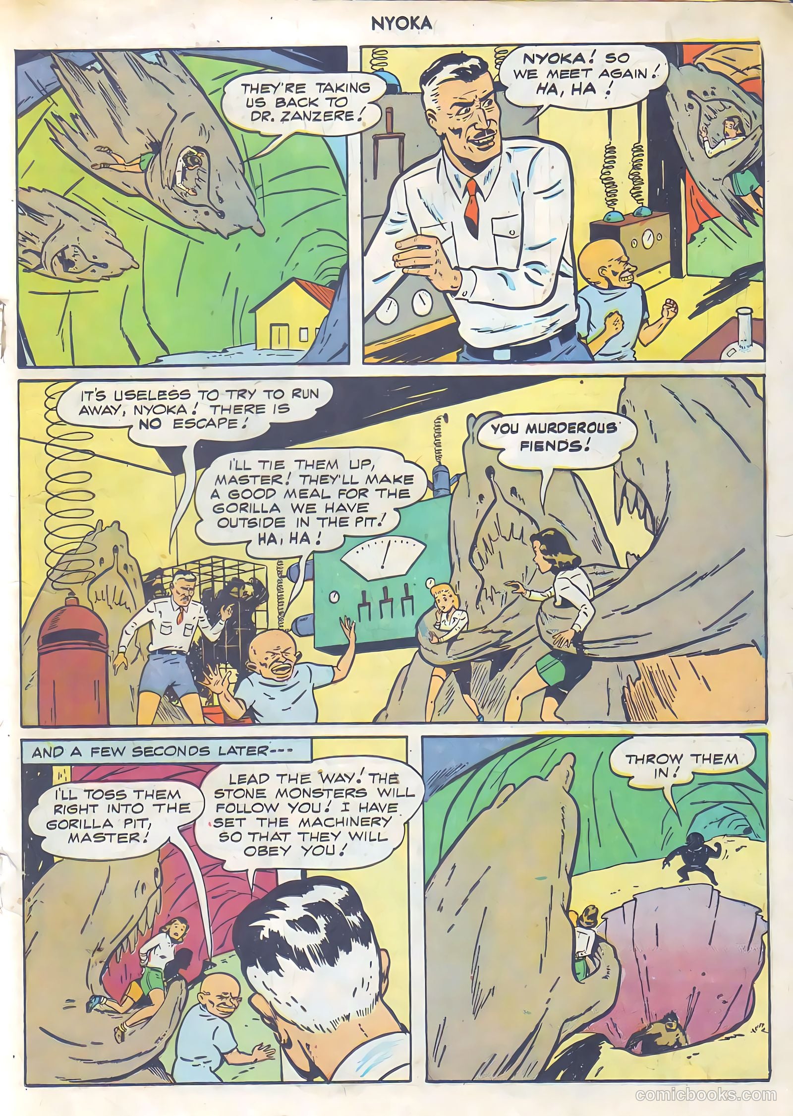 Nyoka the Jungle Girl #22 — page 20 of 37