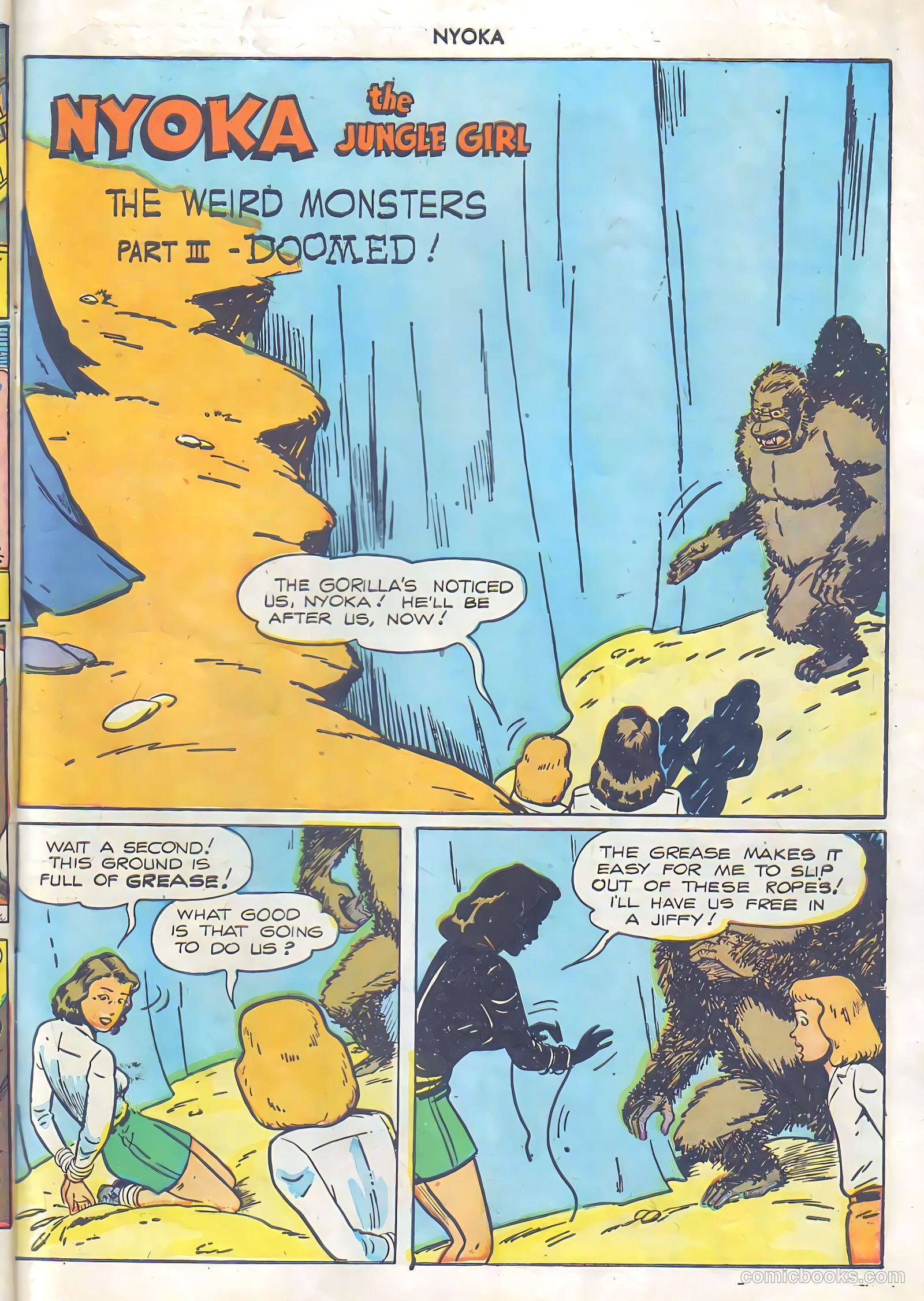 Nyoka the Jungle Girl #22 — page 28 of 37