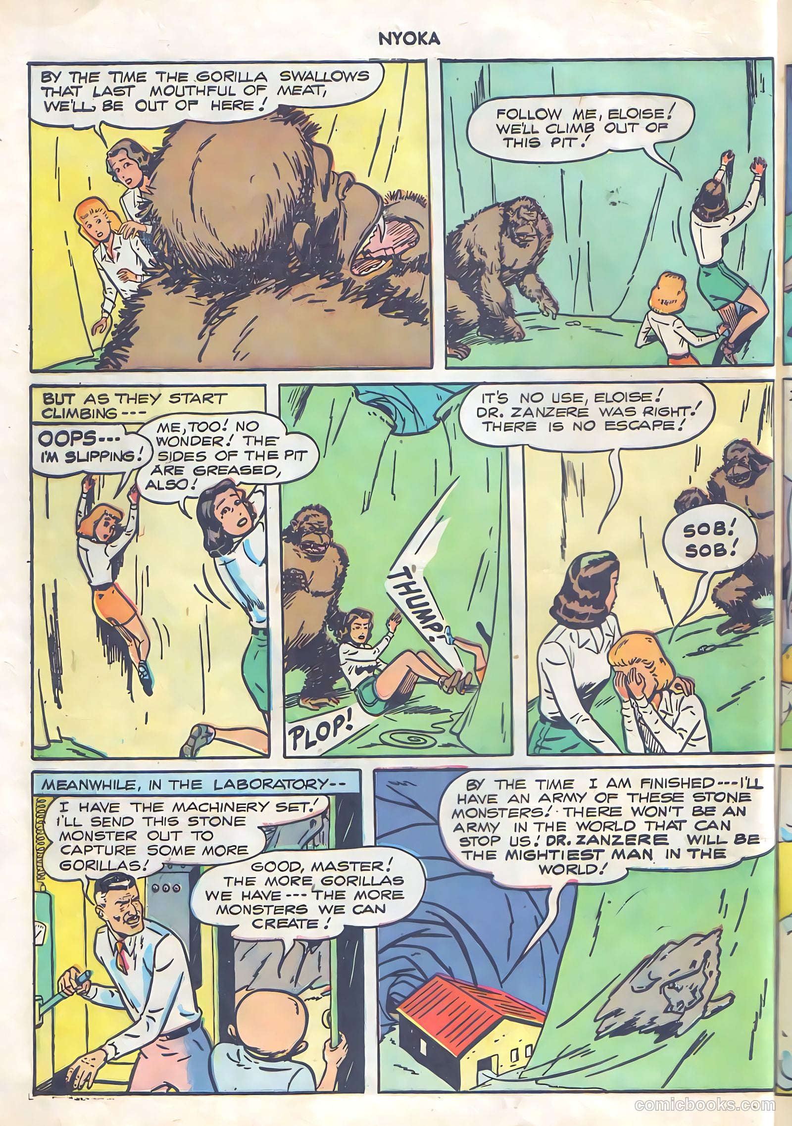 Nyoka the Jungle Girl #22 — page 29 of 37