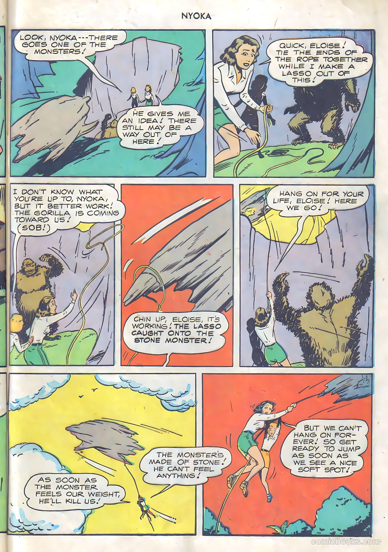 Nyoka the Jungle Girl #22 — page 30 of 37