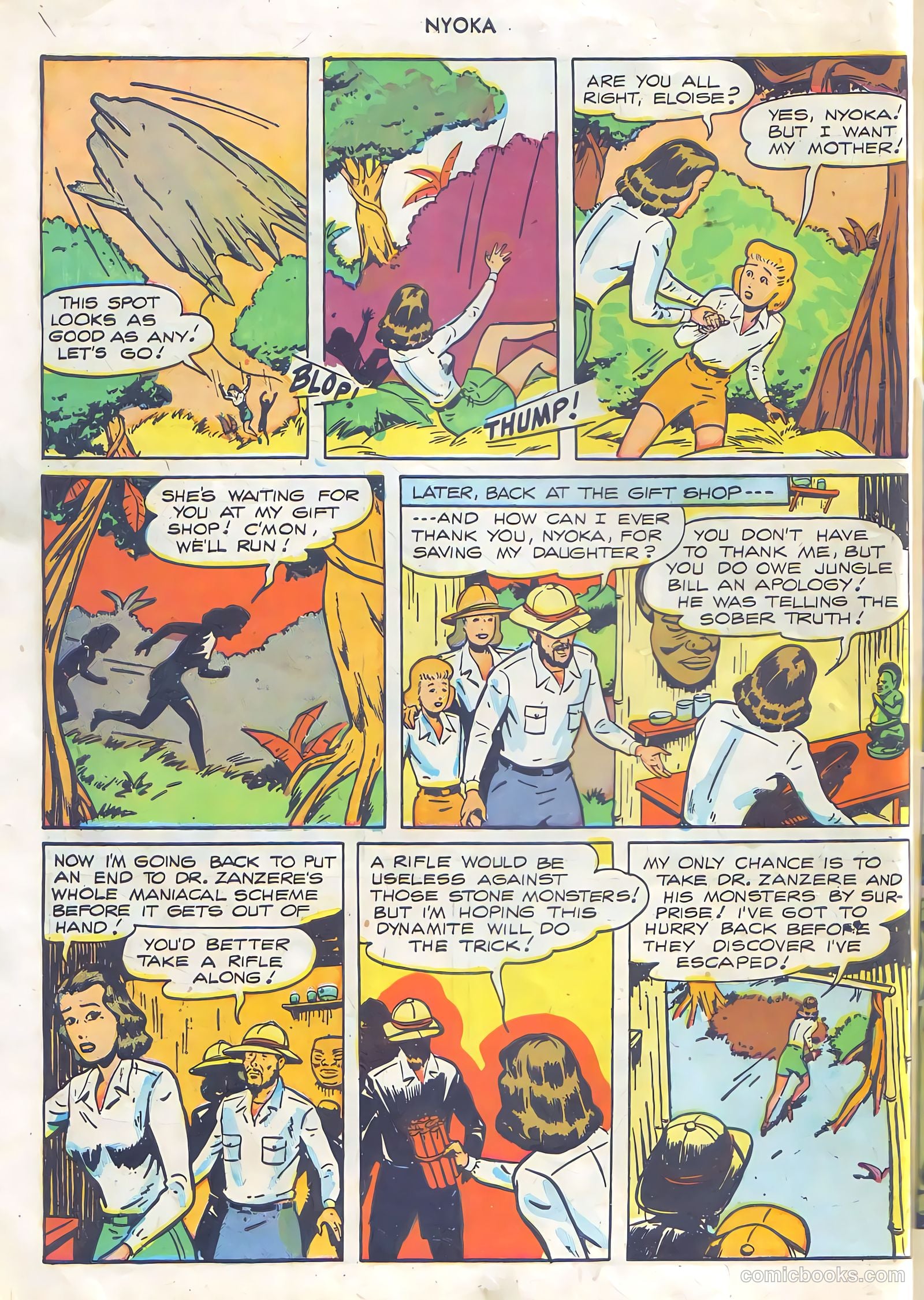 Nyoka the Jungle Girl #22 — page 31 of 37