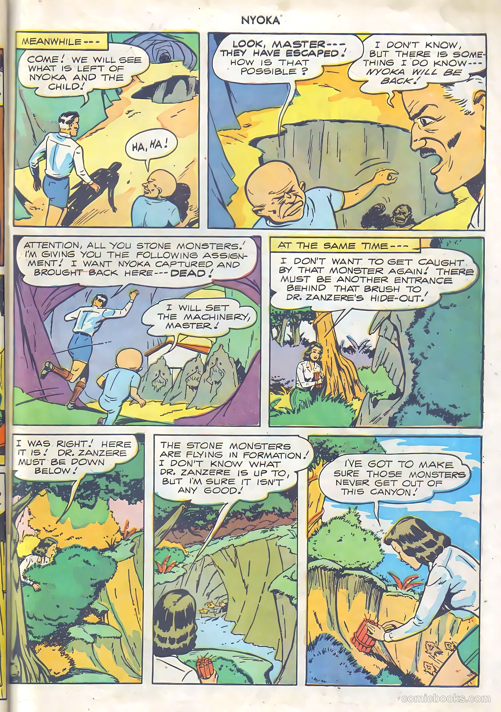 Nyoka the Jungle Girl #22 — page 32 of 37