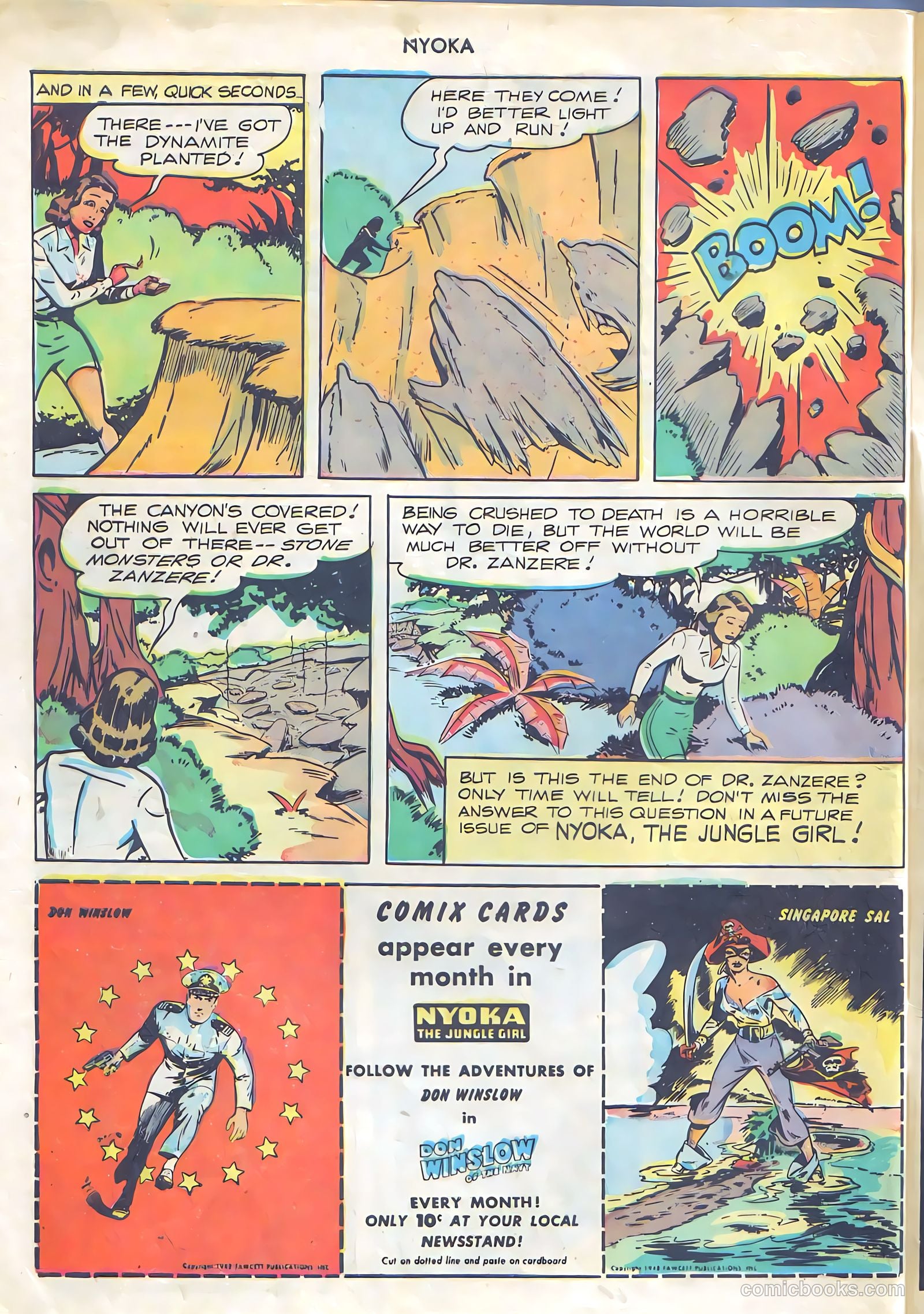 Nyoka the Jungle Girl #22 — page 33 of 37