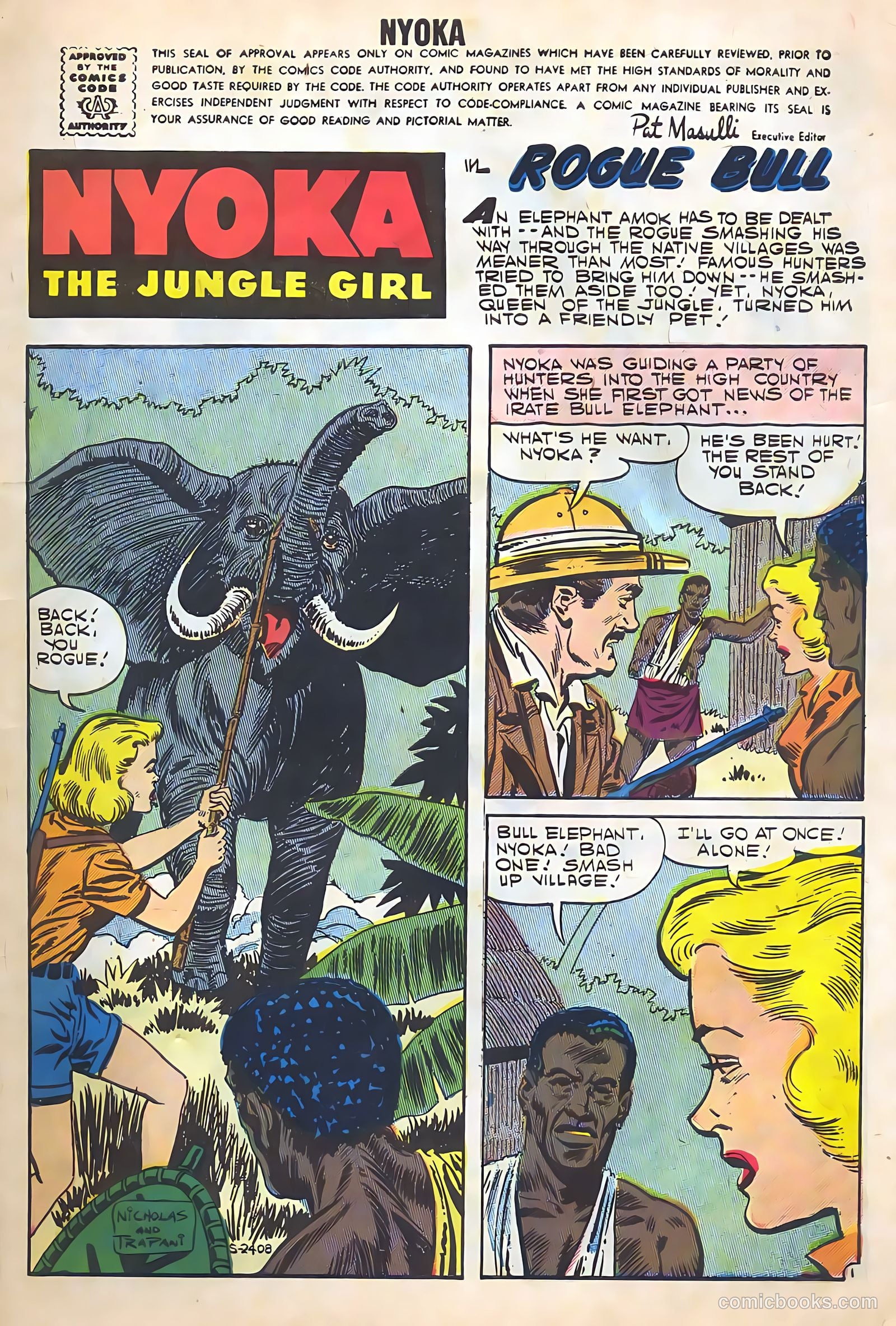 Nyoka the Jungle Girl #22 — page 3 of 36