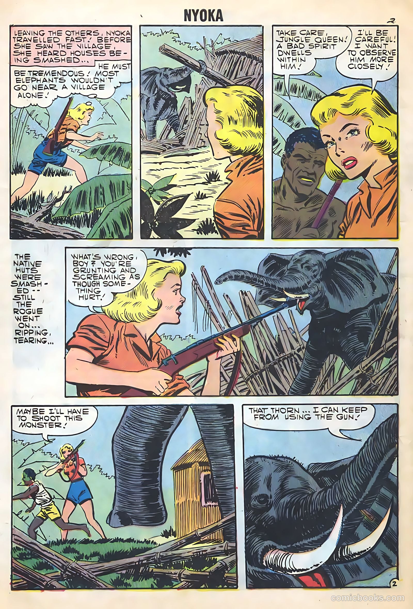 Nyoka the Jungle Girl #22 — page 4 of 36