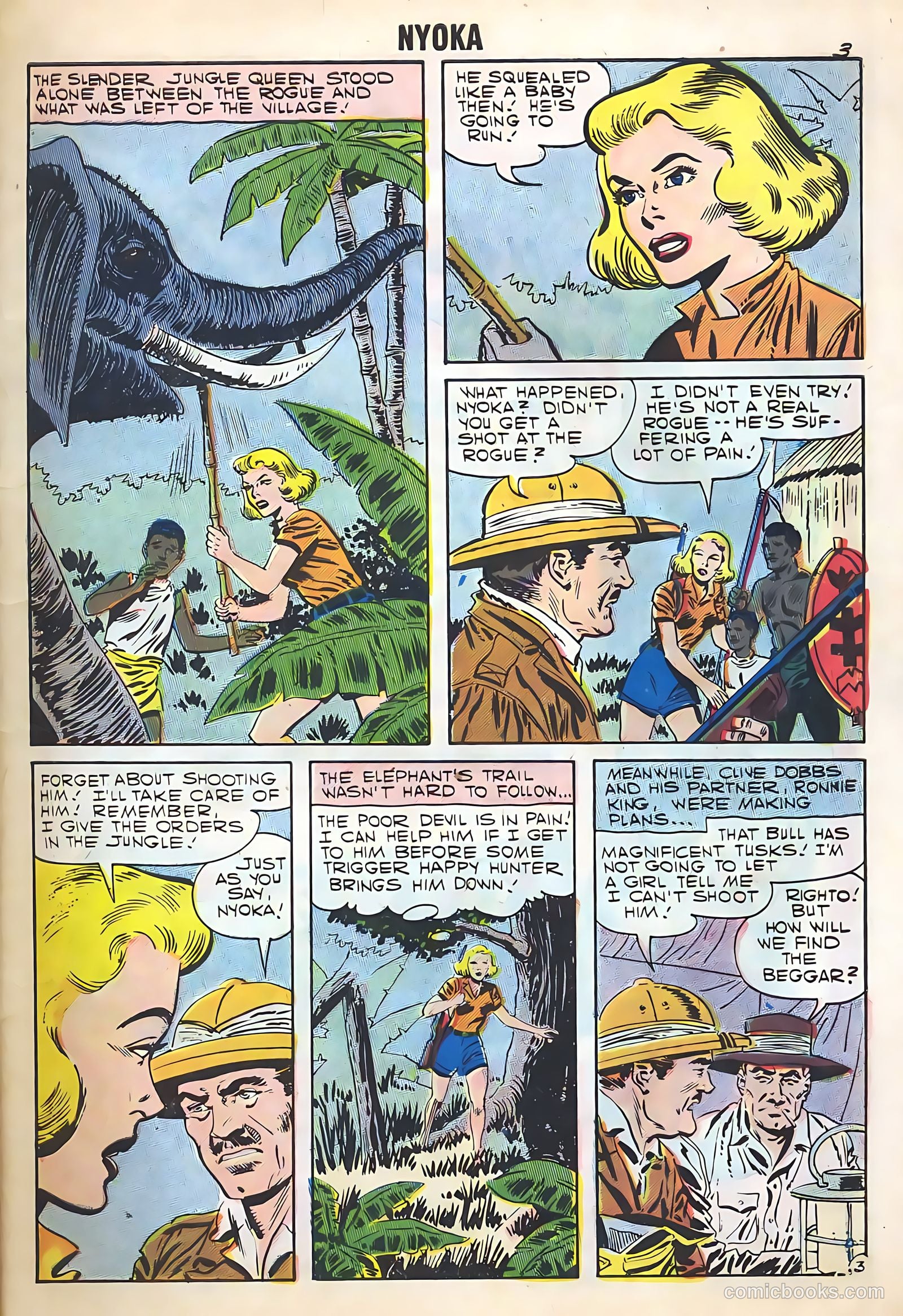 Nyoka the Jungle Girl #22 — page 5 of 36