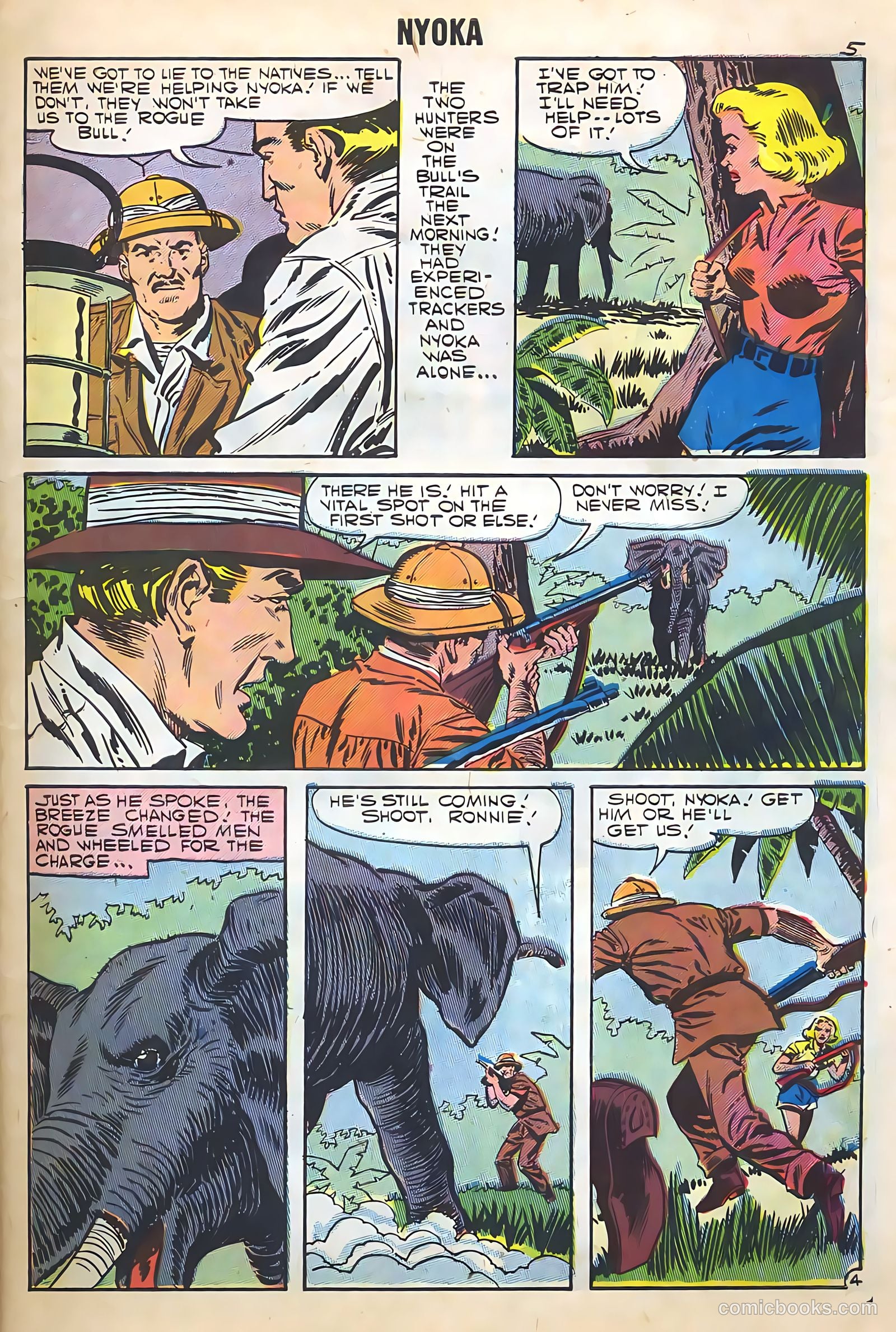 Nyoka the Jungle Girl #22 — page 7 of 36