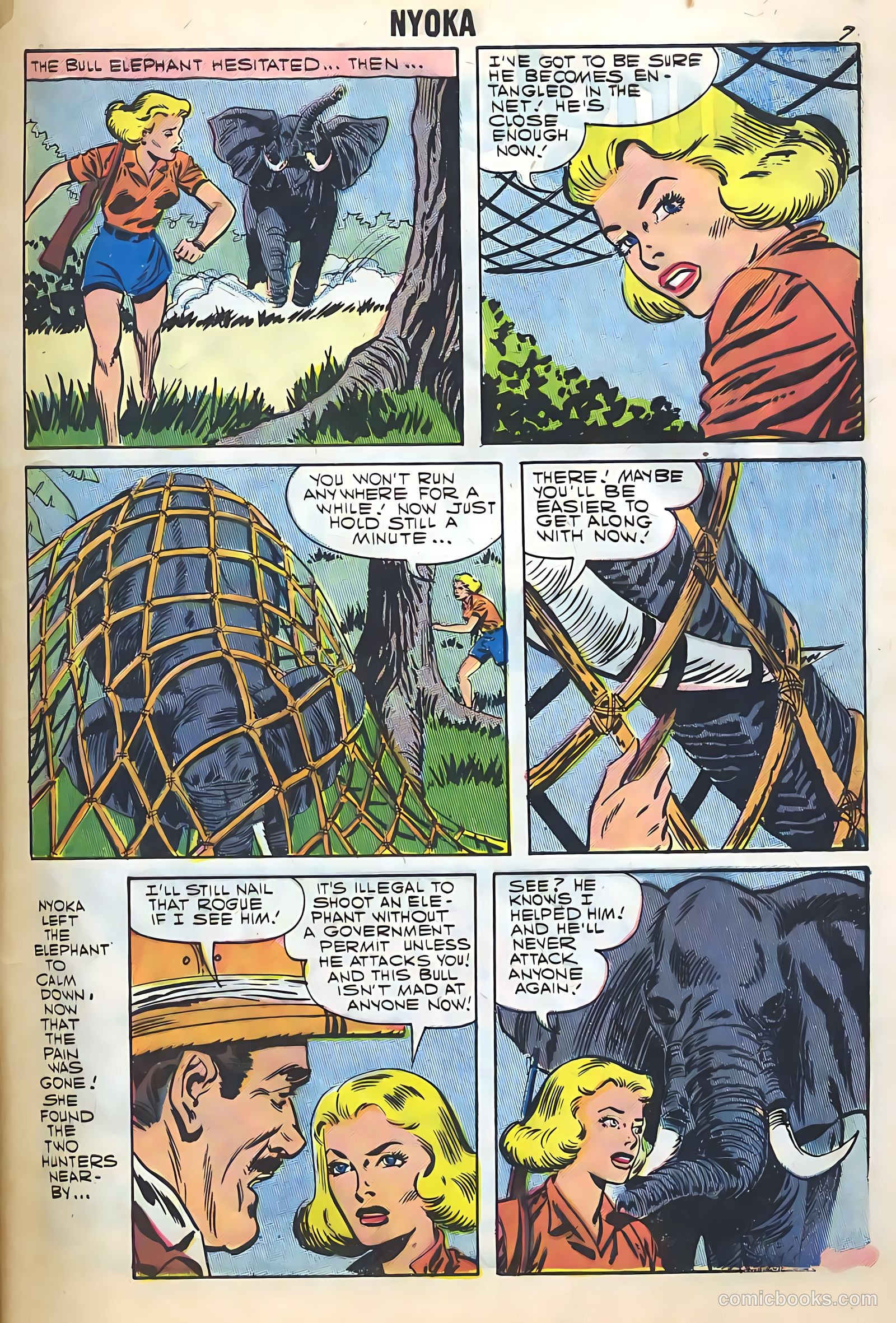 Nyoka the Jungle Girl #22 — page 9 of 36