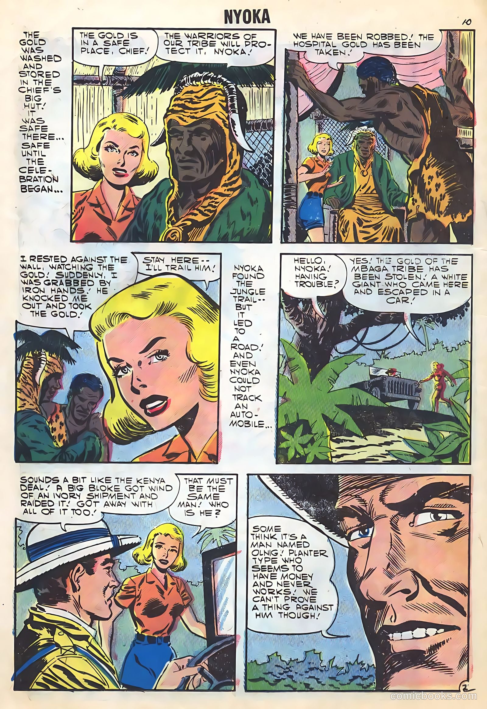 Nyoka the Jungle Girl #22 — page 12 of 36