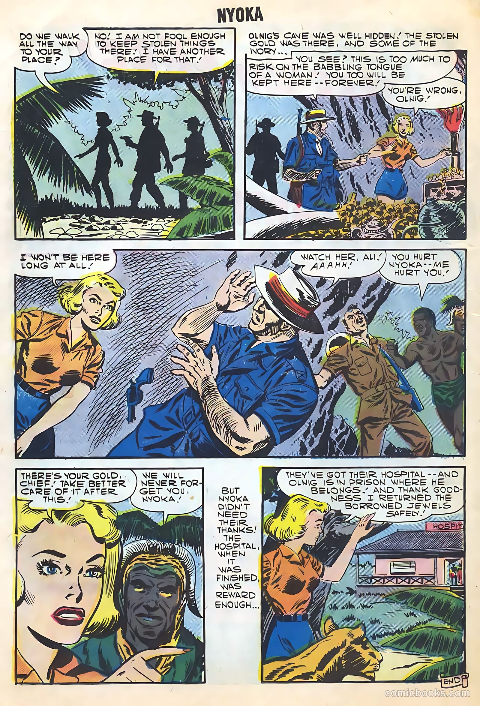 Nyoka the Jungle Girl #22 — page 16 of 36