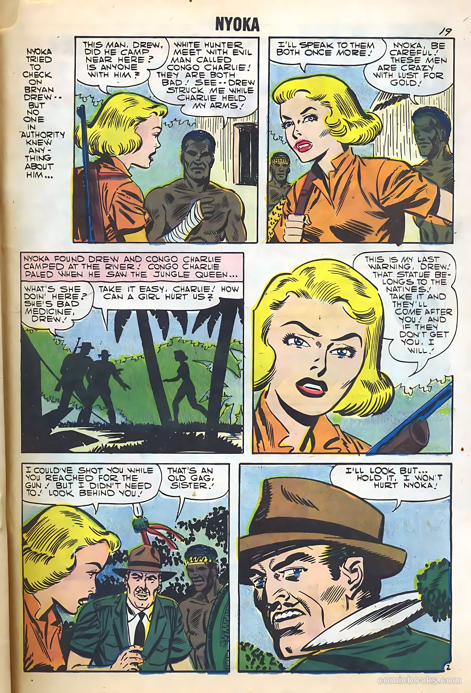 Nyoka the Jungle Girl #22 — page 21 of 36