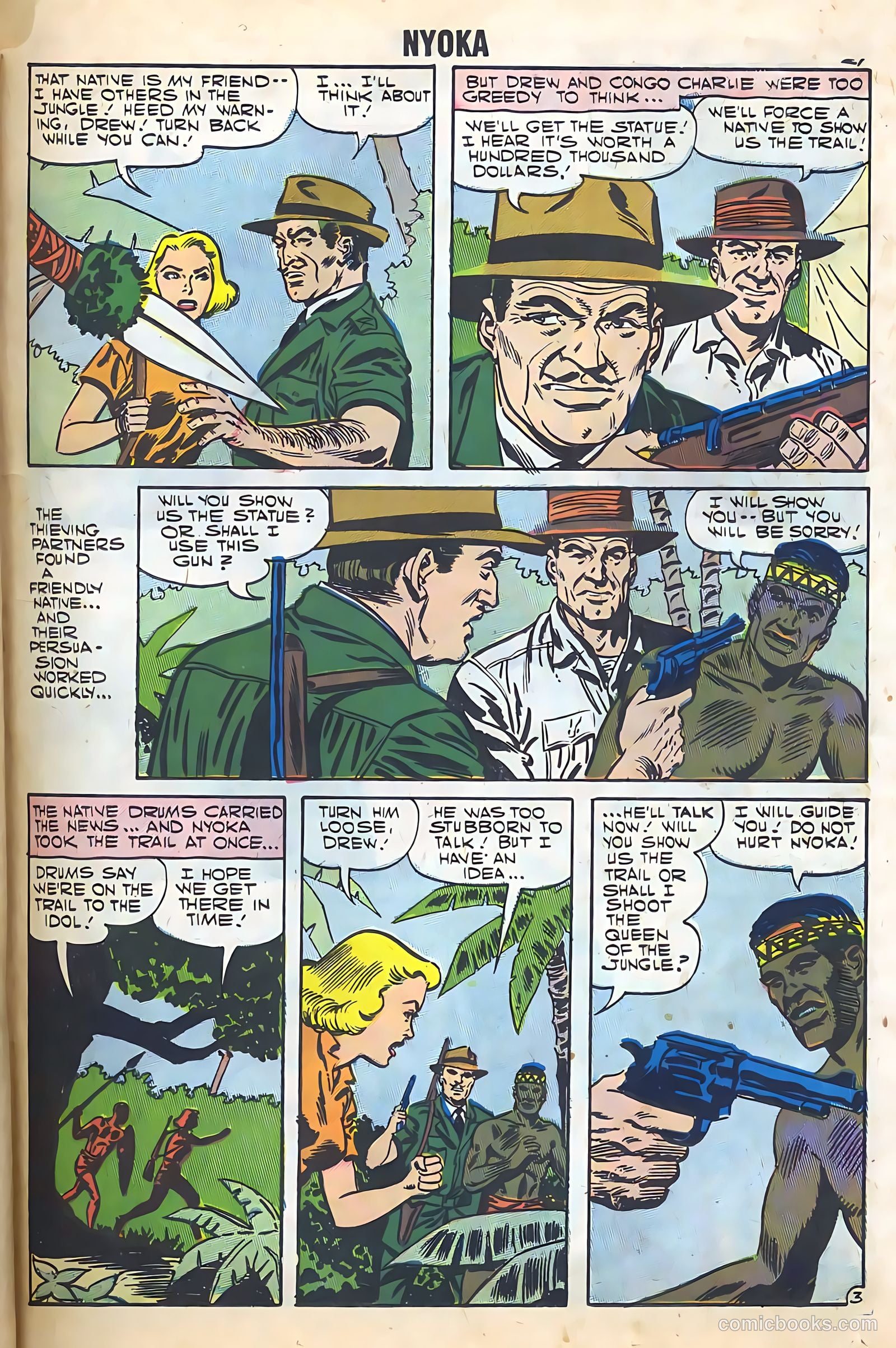 Nyoka the Jungle Girl #22 — page 23 of 36