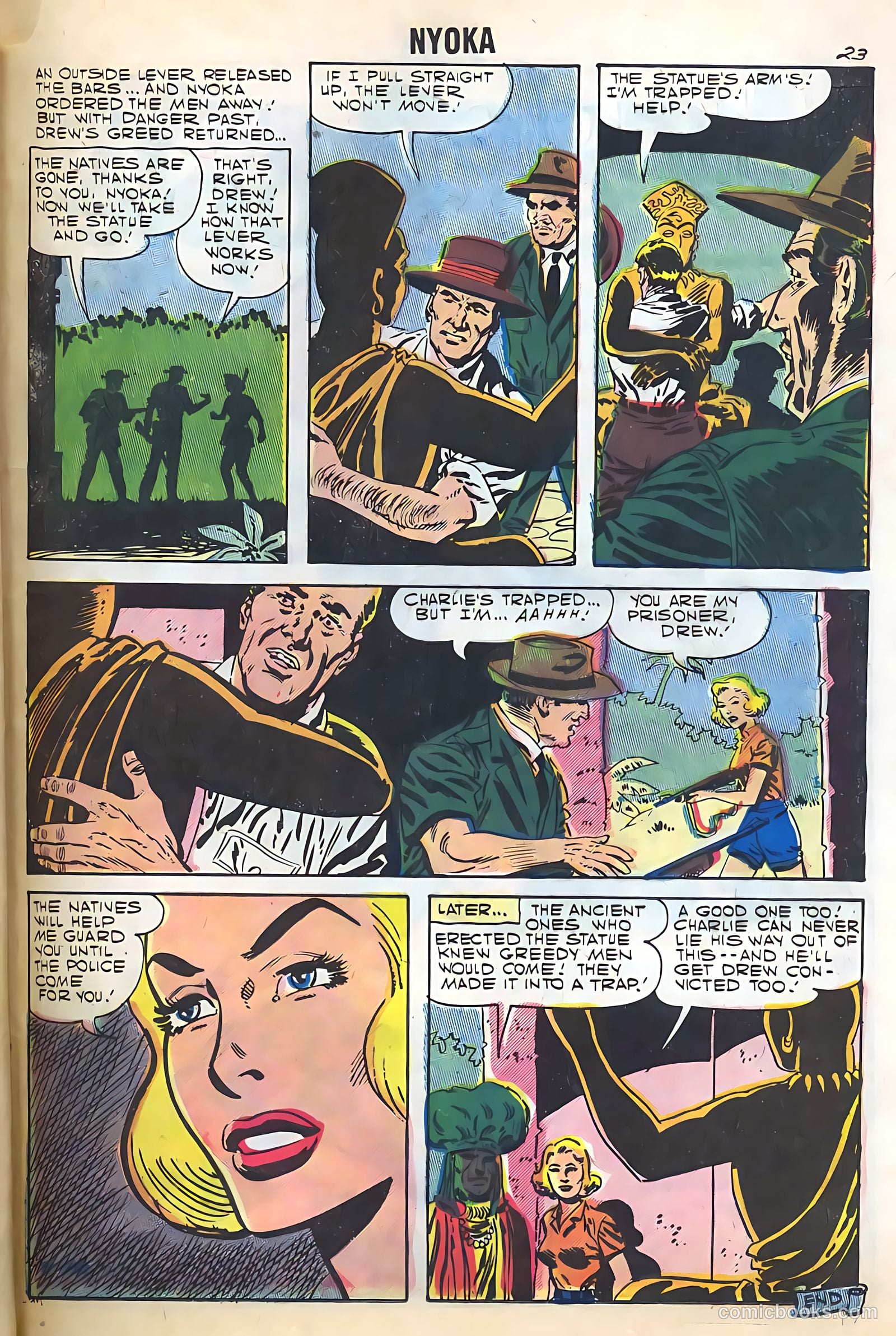 Nyoka the Jungle Girl #22 — page 25 of 36